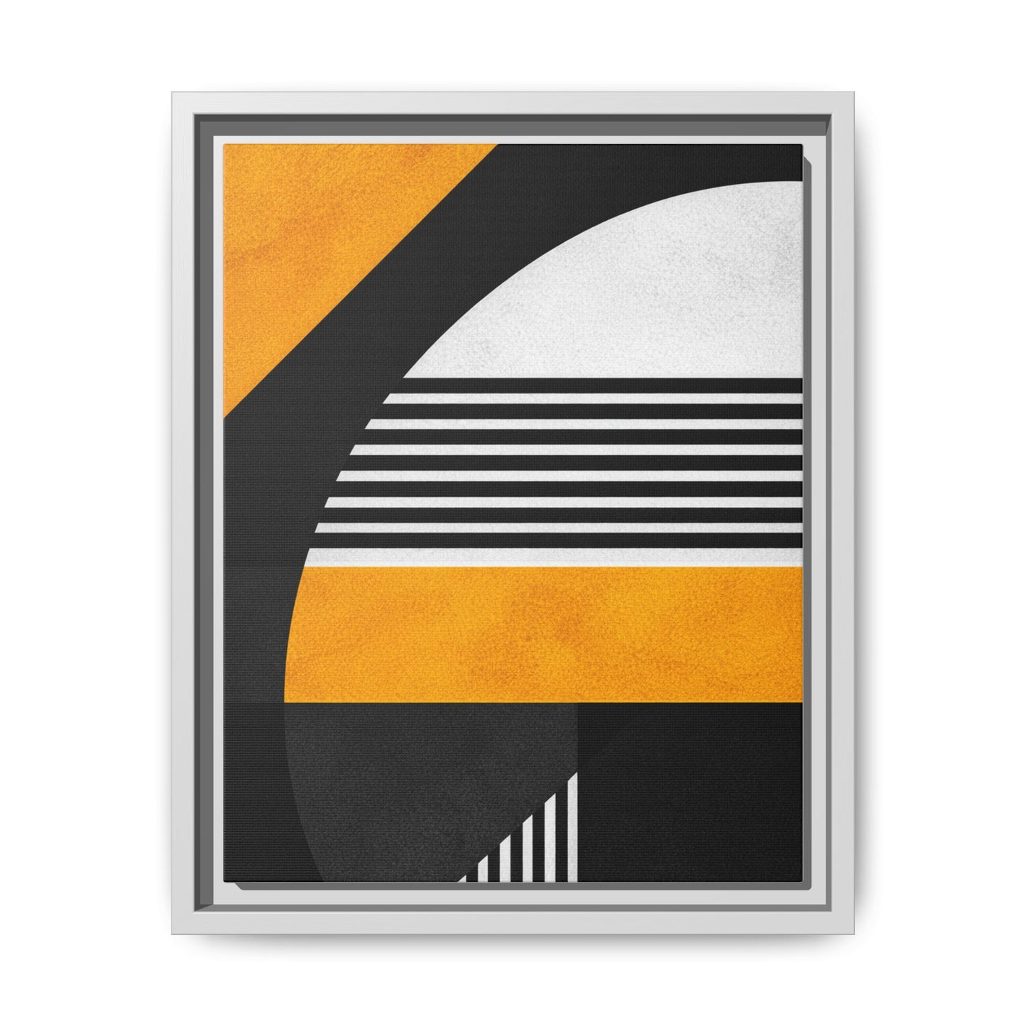 Framed Canvas Print — Afro Modern Geometric No. 3