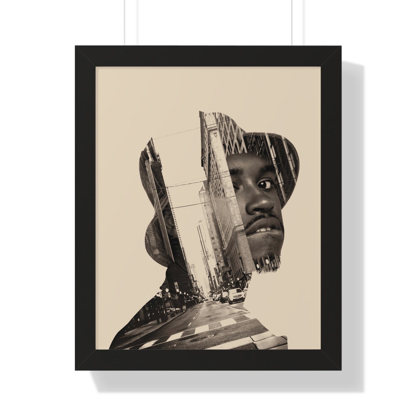 Framed Print — Portrait of Young Man with Cap No. 1