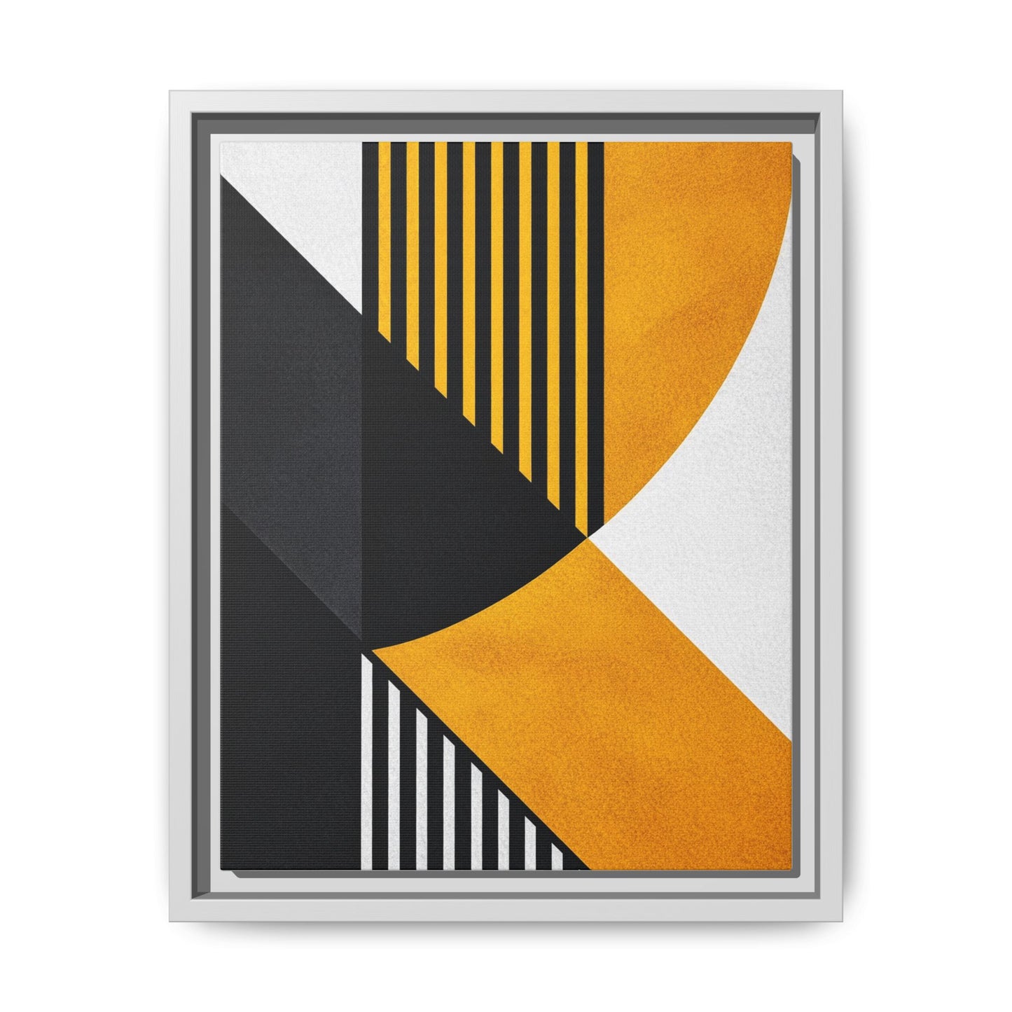 Framed Canvas Print — Afro Modern Geometric No. 2
