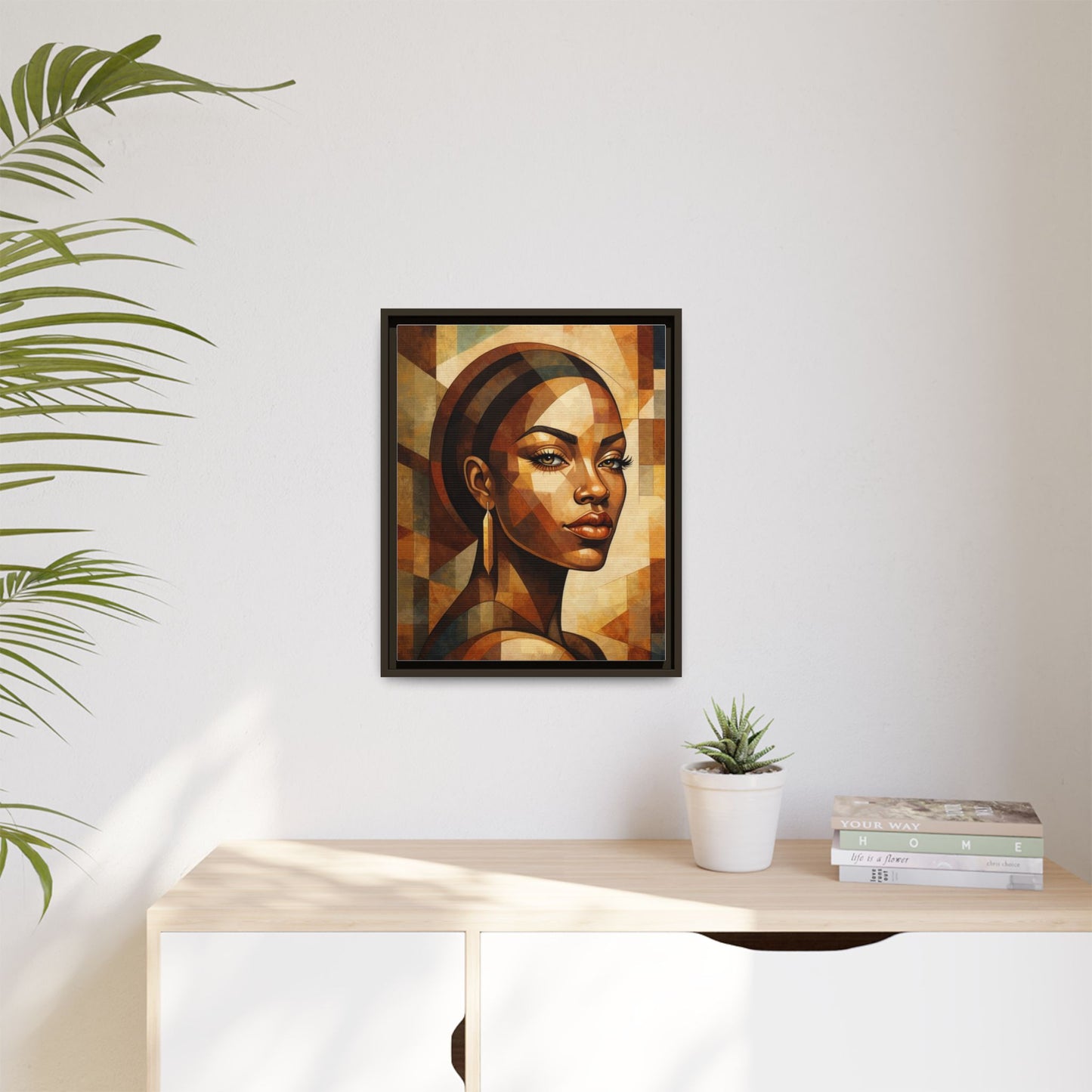 Framed Canvas Print — Brown Beauty No. 2