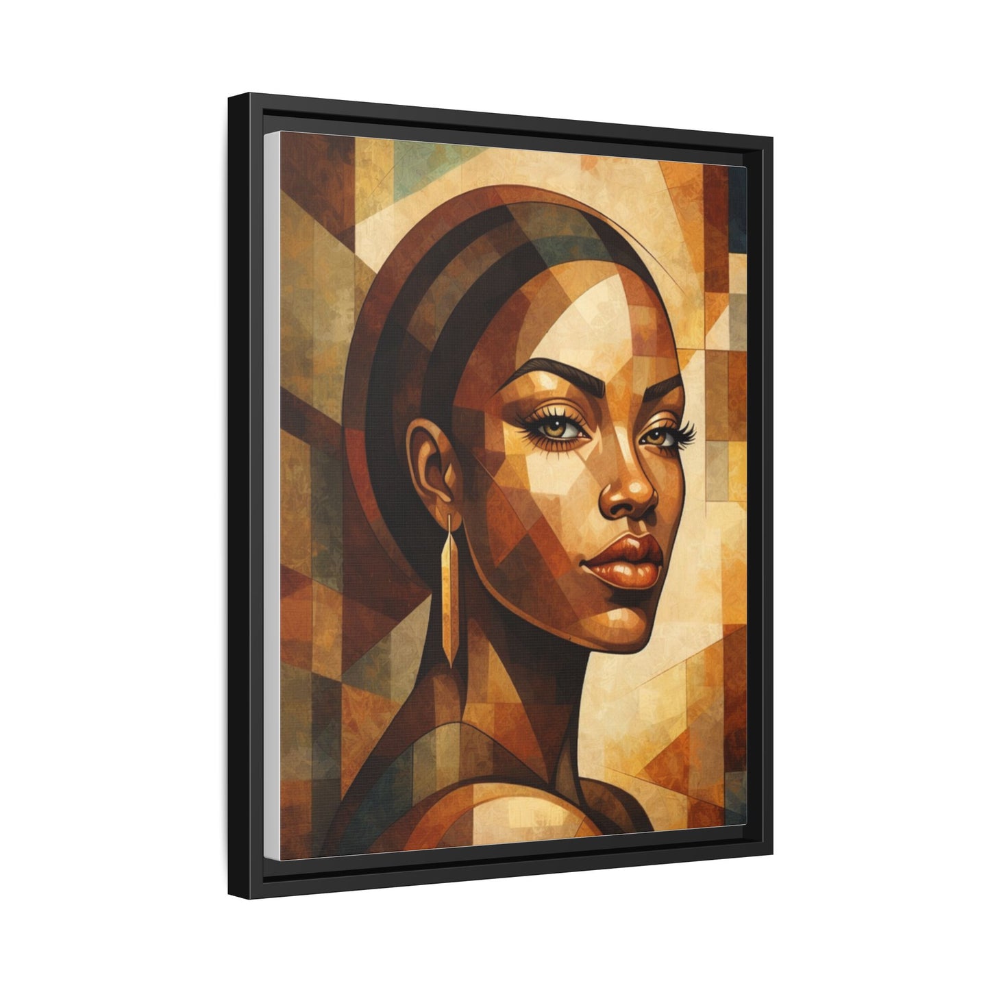 Framed Canvas Print — Brown Beauty No. 2