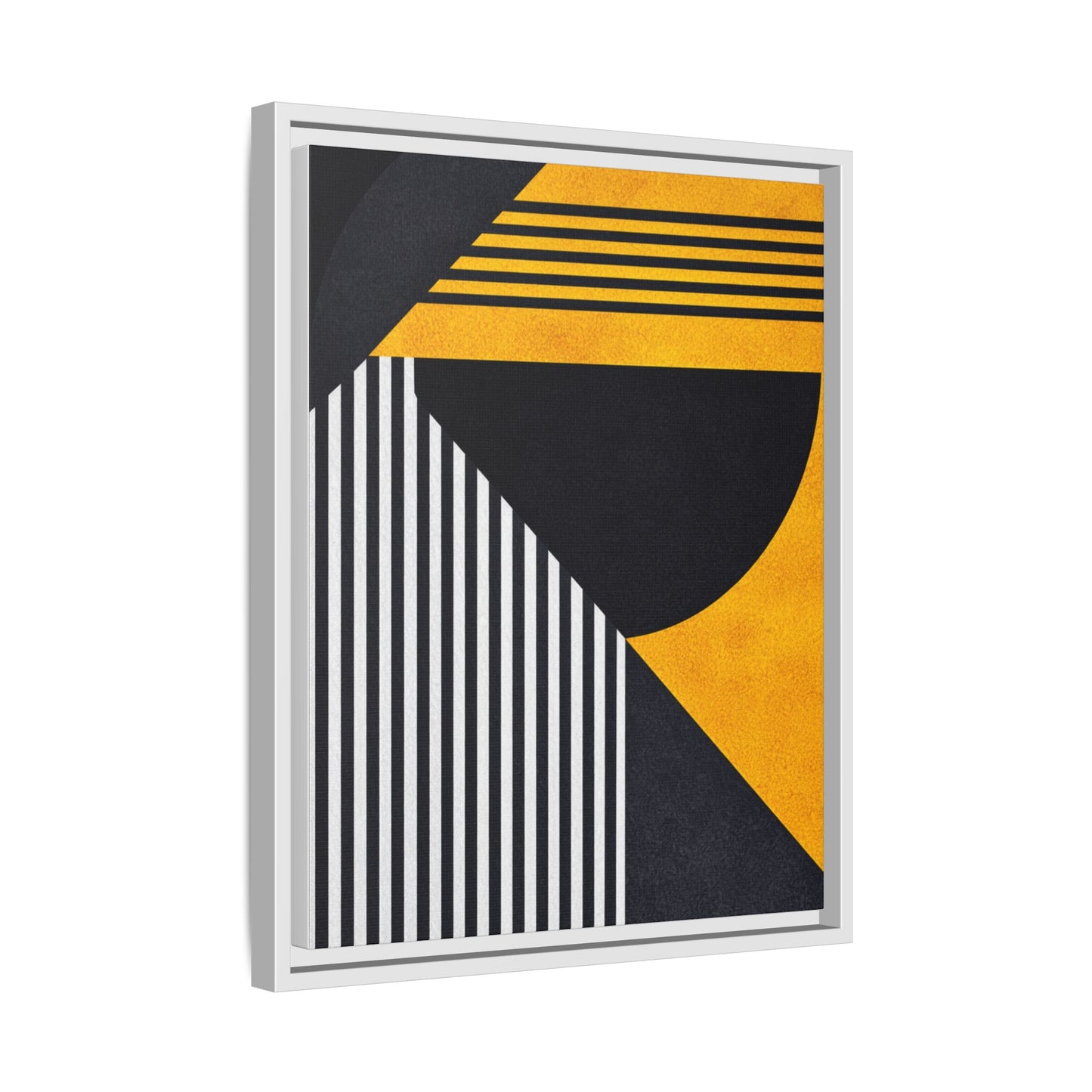 Framed Canvas Print — Afro Modern Geometric No. 1
