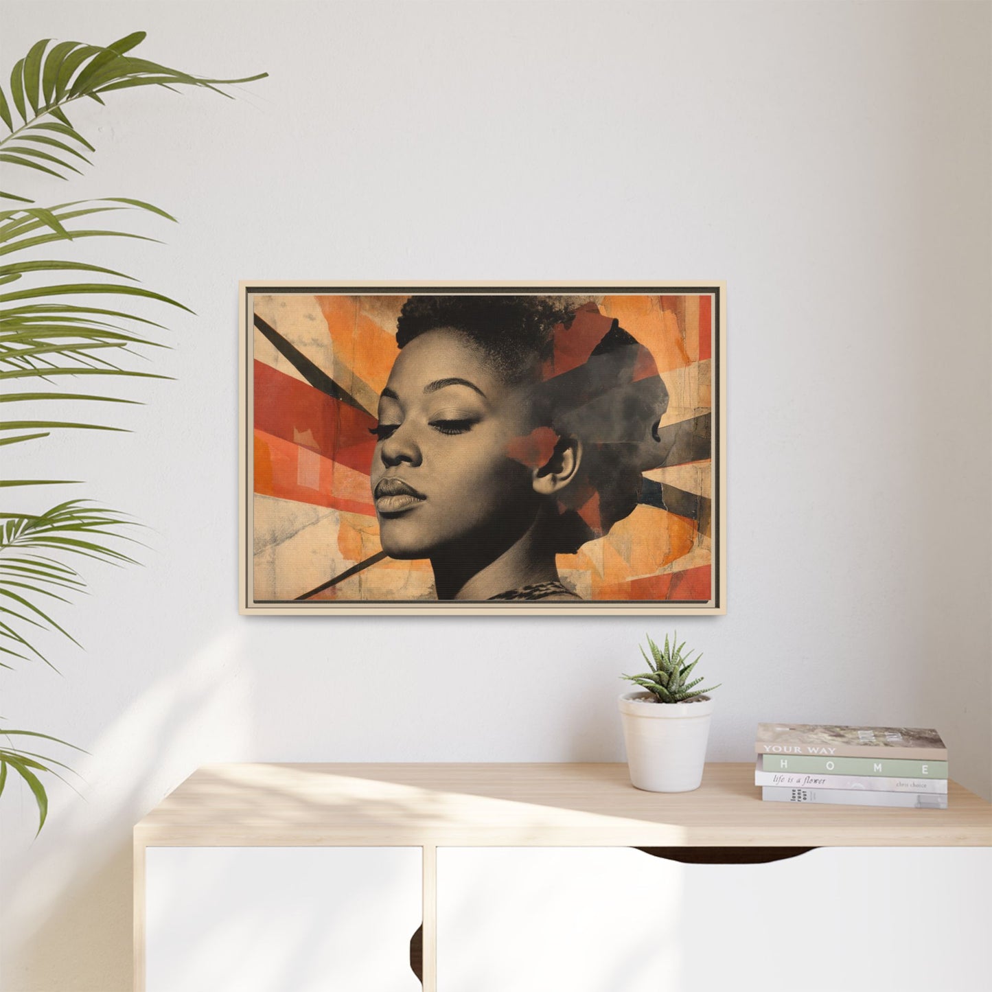 Framed Canvas Print — Àrẹwà (One Who Has Beauty) No. 1