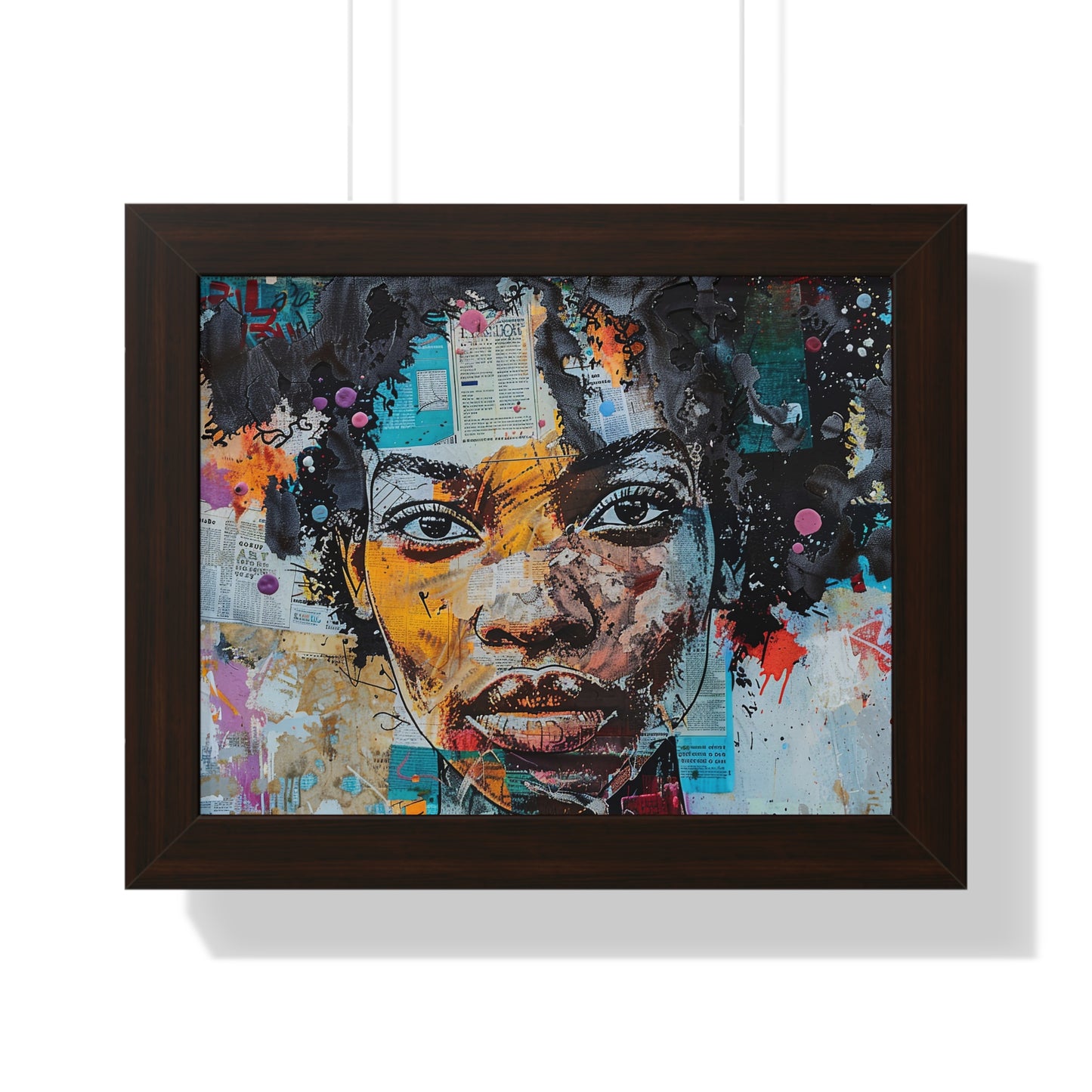 Framed Art Print – Paper Looks No. 1
