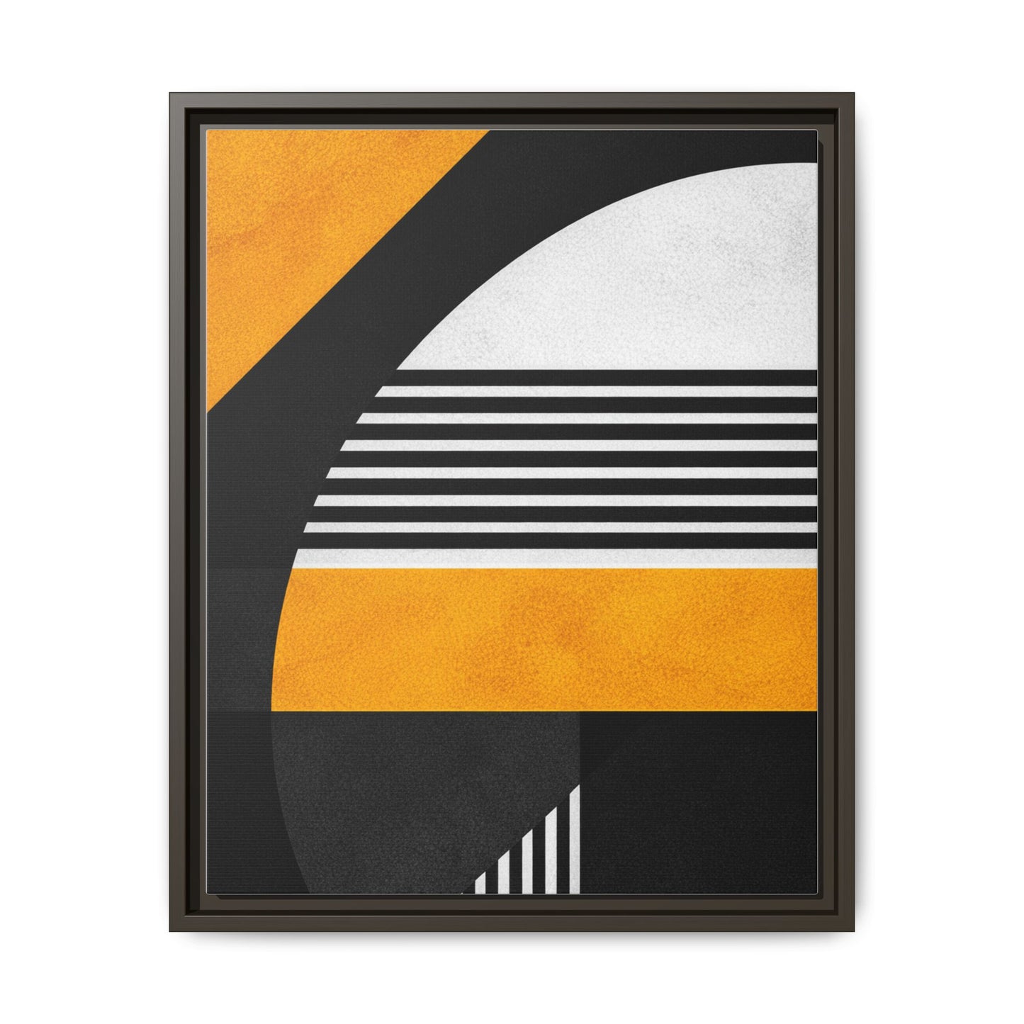 Framed Canvas Print — Afro Modern Geometric No. 3