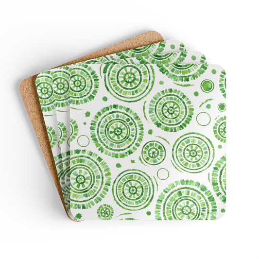 Coaster Set — Heritage Green