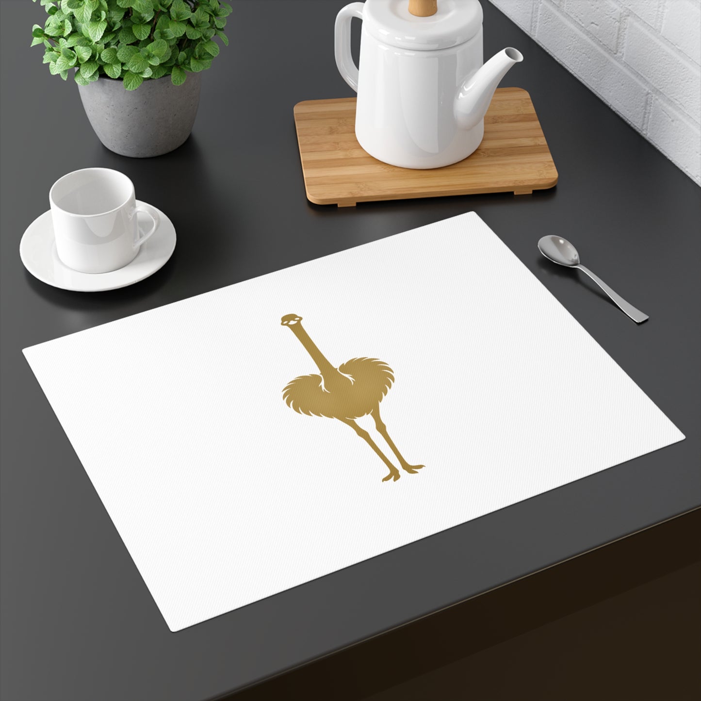 Table Mat — Ostrich