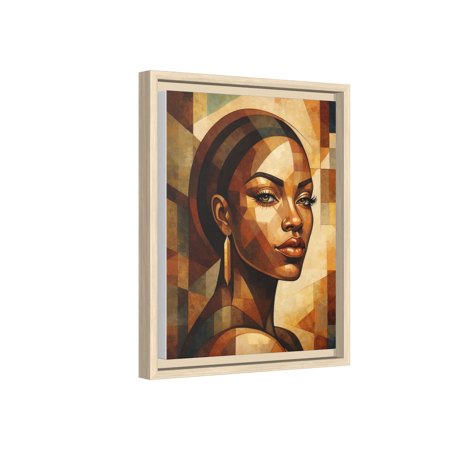 Framed Canvas Print — Brown Beauty No. 2