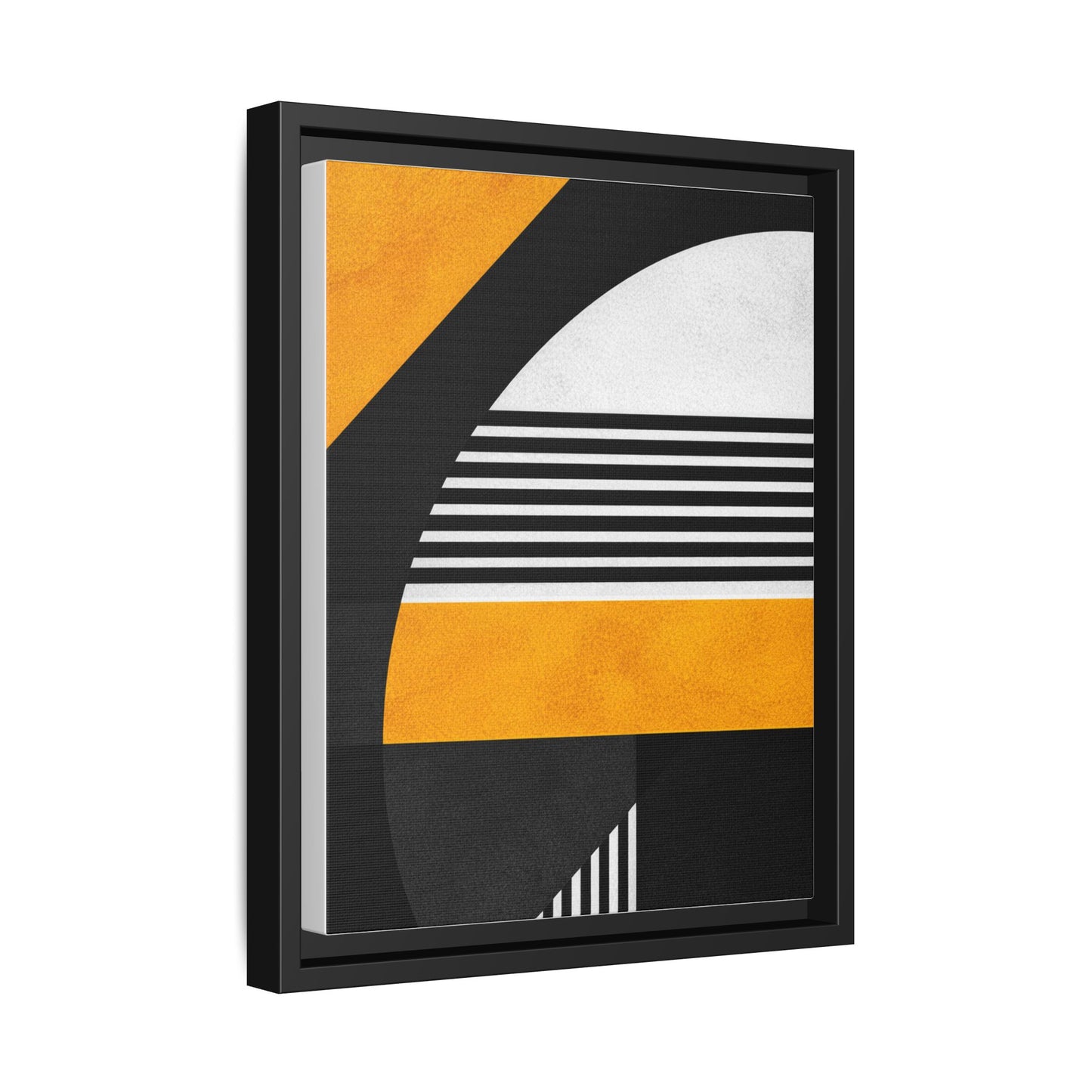 Framed Canvas Print — Afro Modern Geometric No. 3