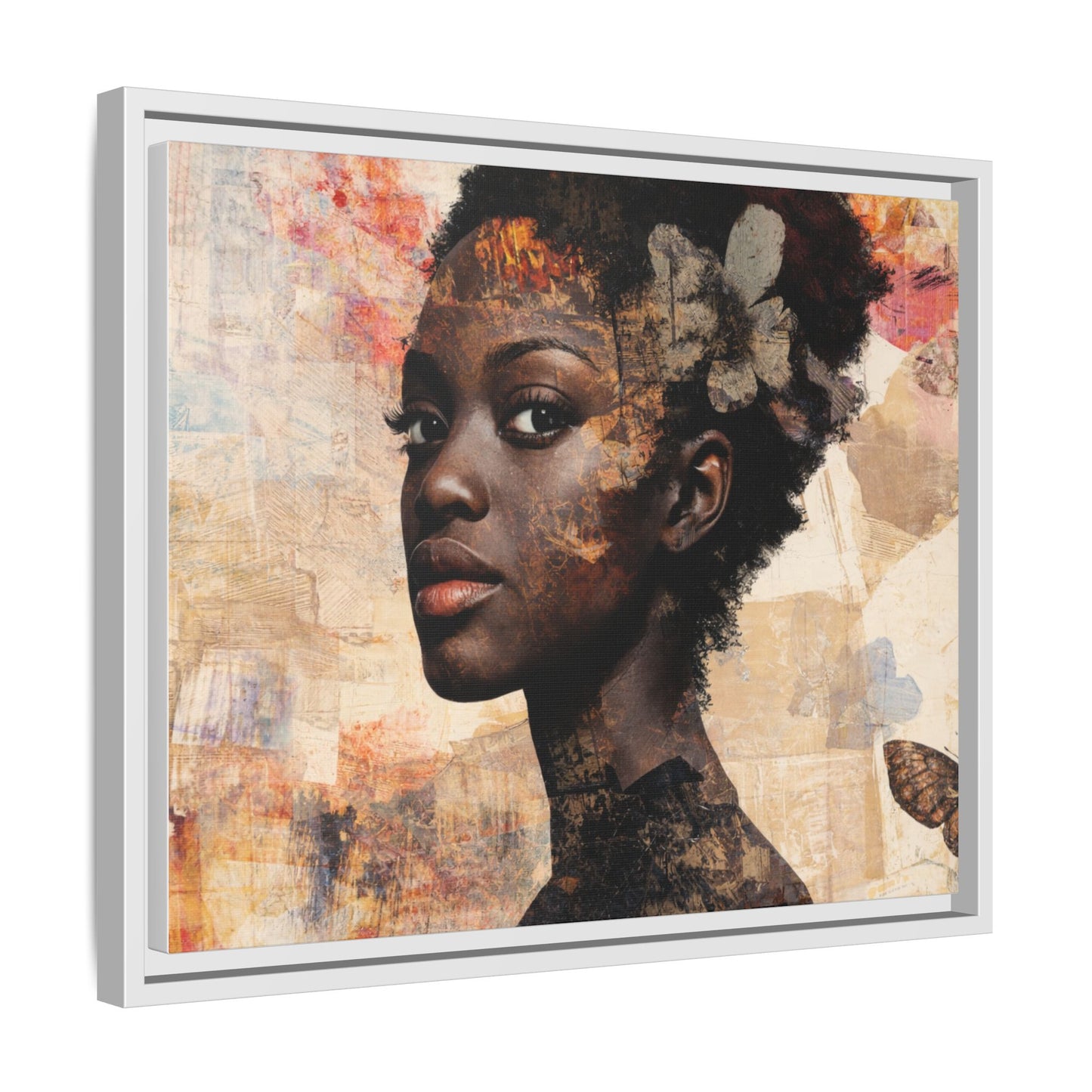 Framed Canvas Print — Àrẹwà (One Who Has Beauty) No. 2