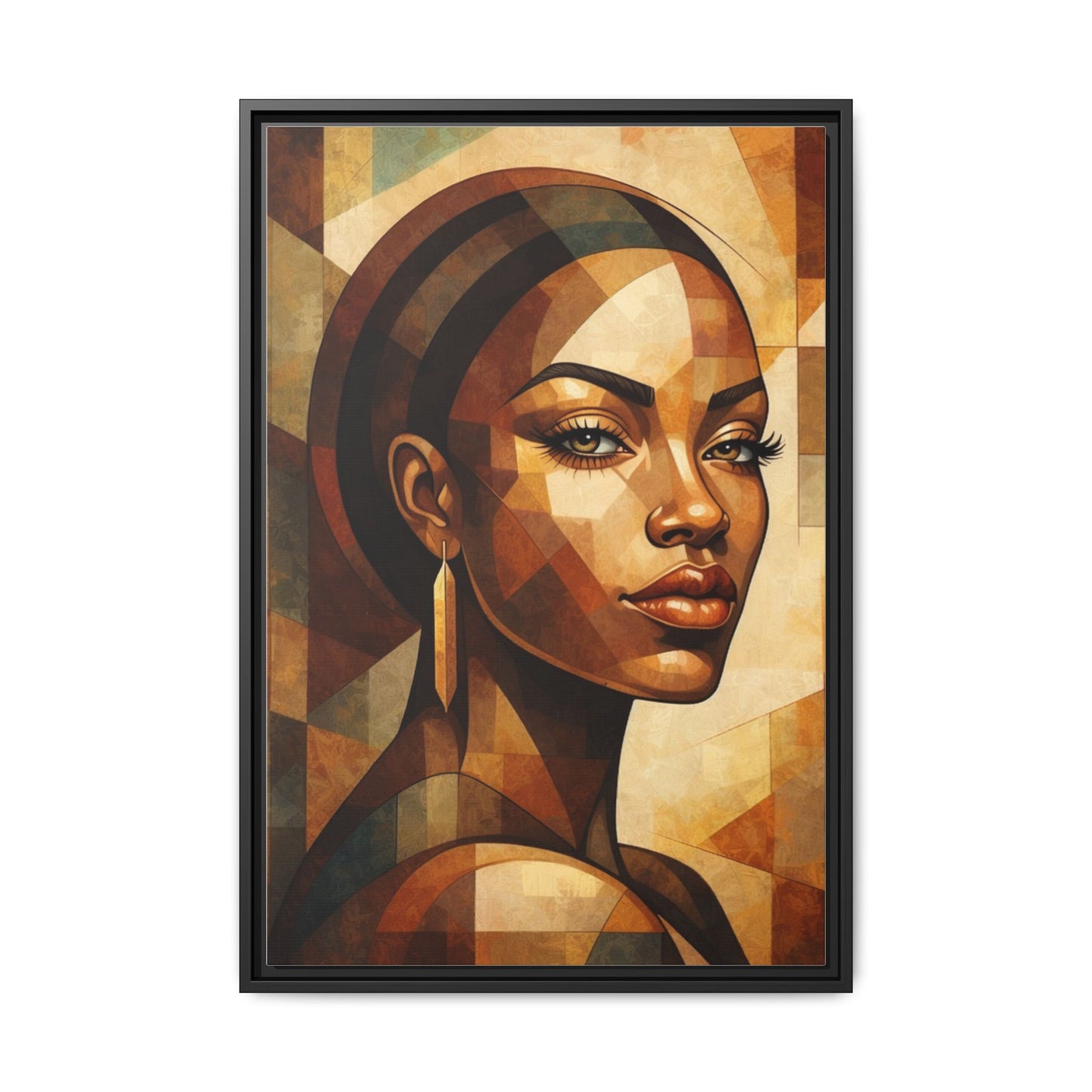 Framed Canvas Print — Brown Beauty No. 2