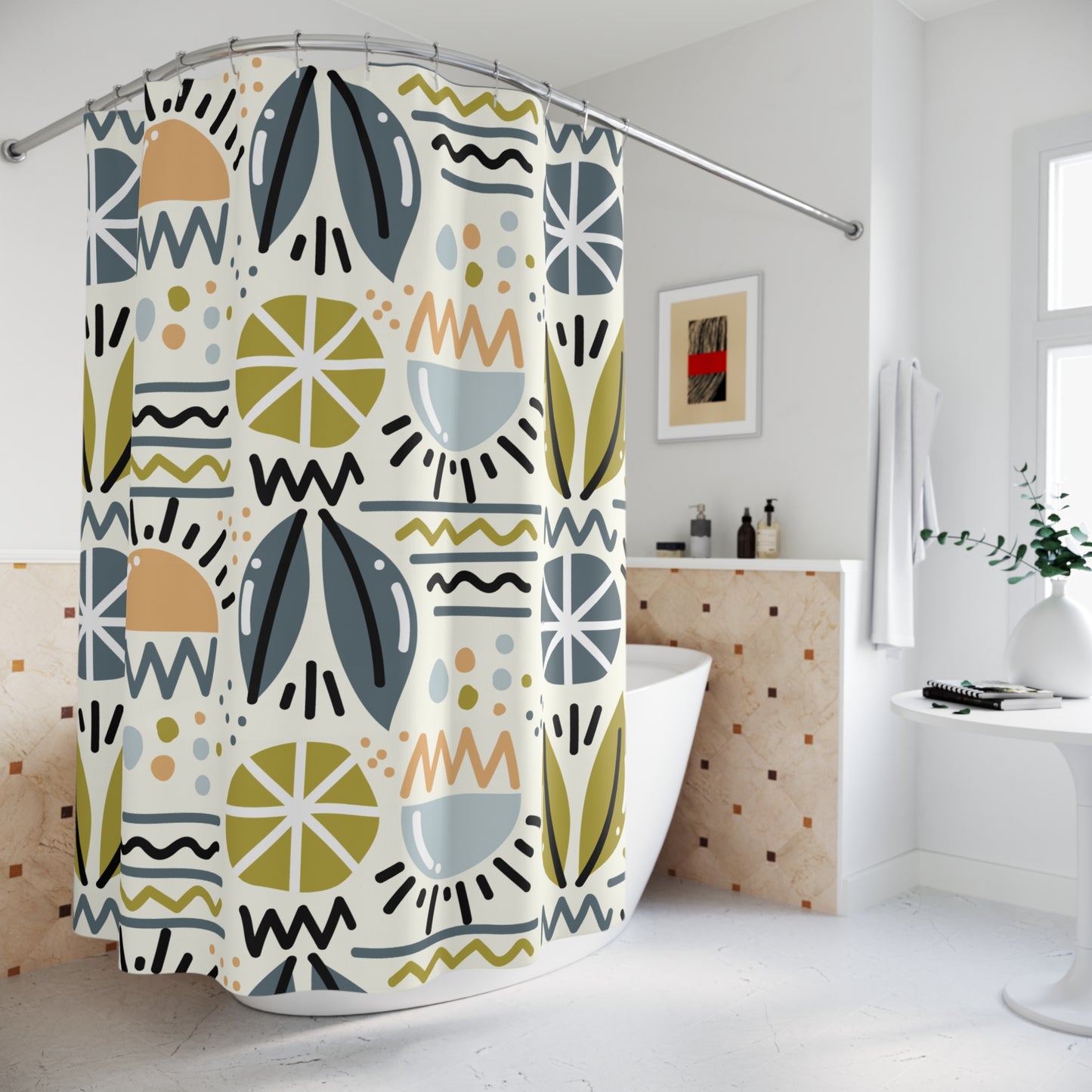 Shower Curtain — Afro Modern III