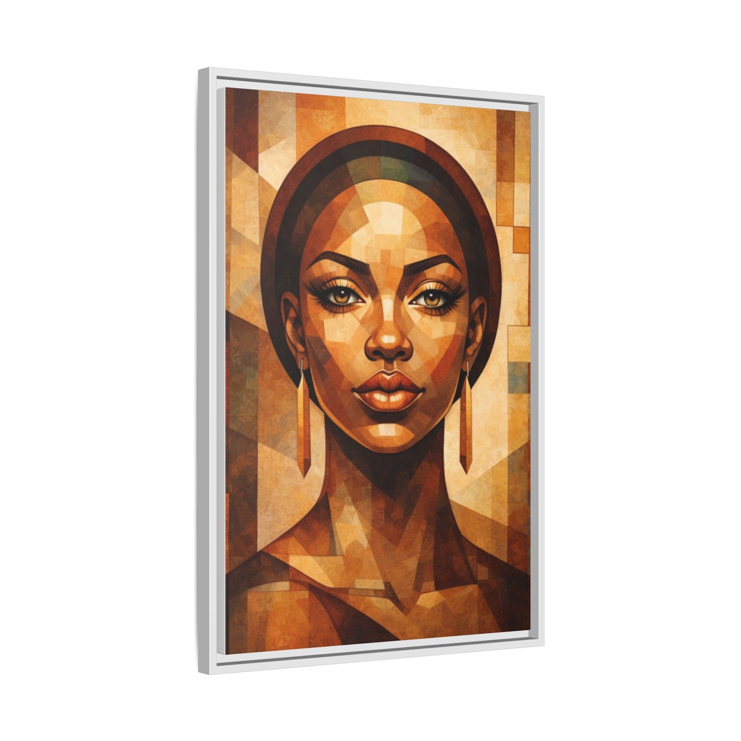 Framed Canvas Print — Brown Beauty No. 1