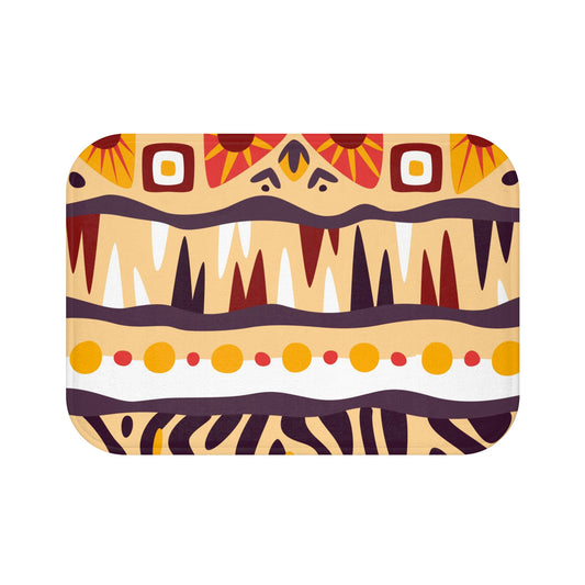 Bath Mat — Abstract Afrikan Motif