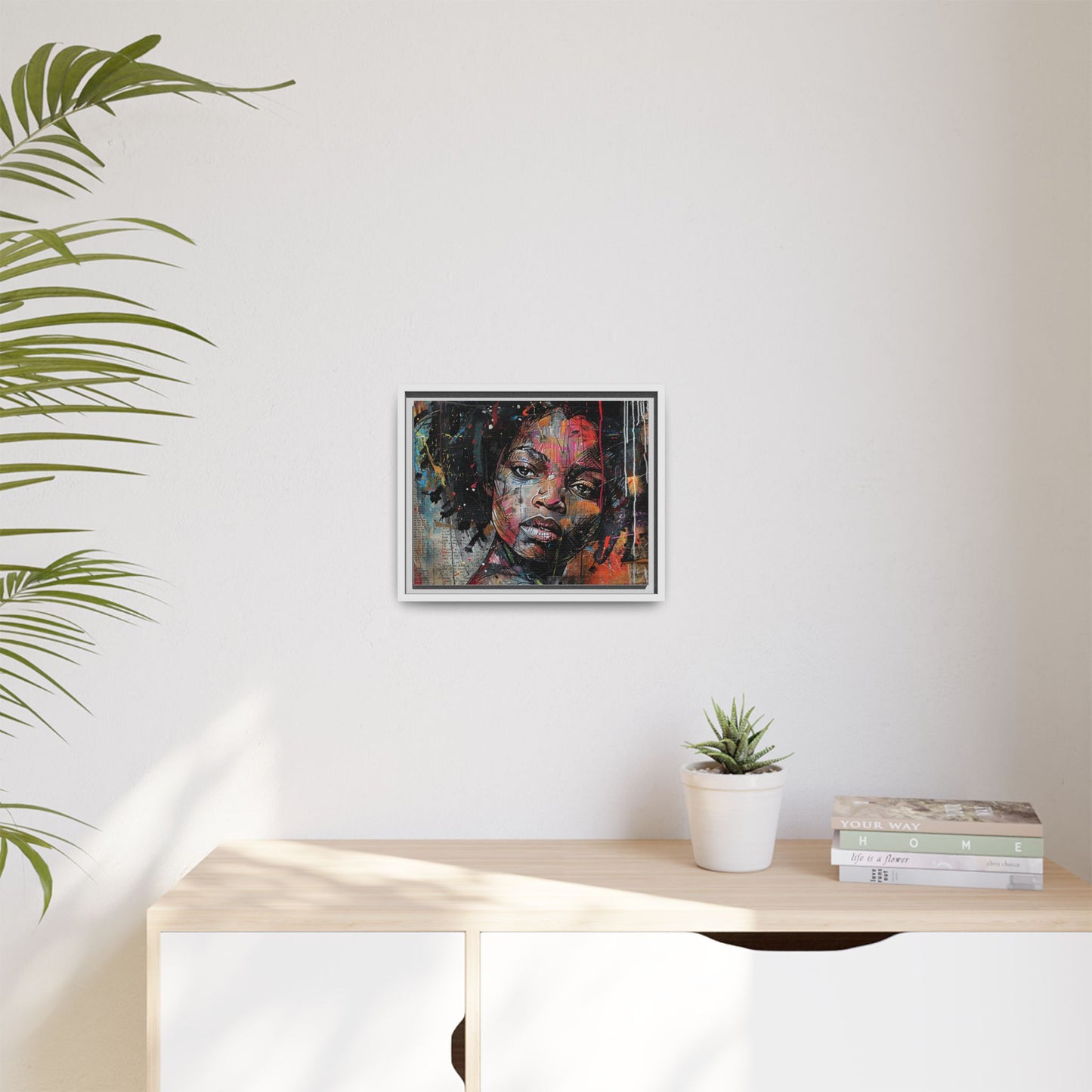 Framed Canvas Print — Paper Looks No. 2