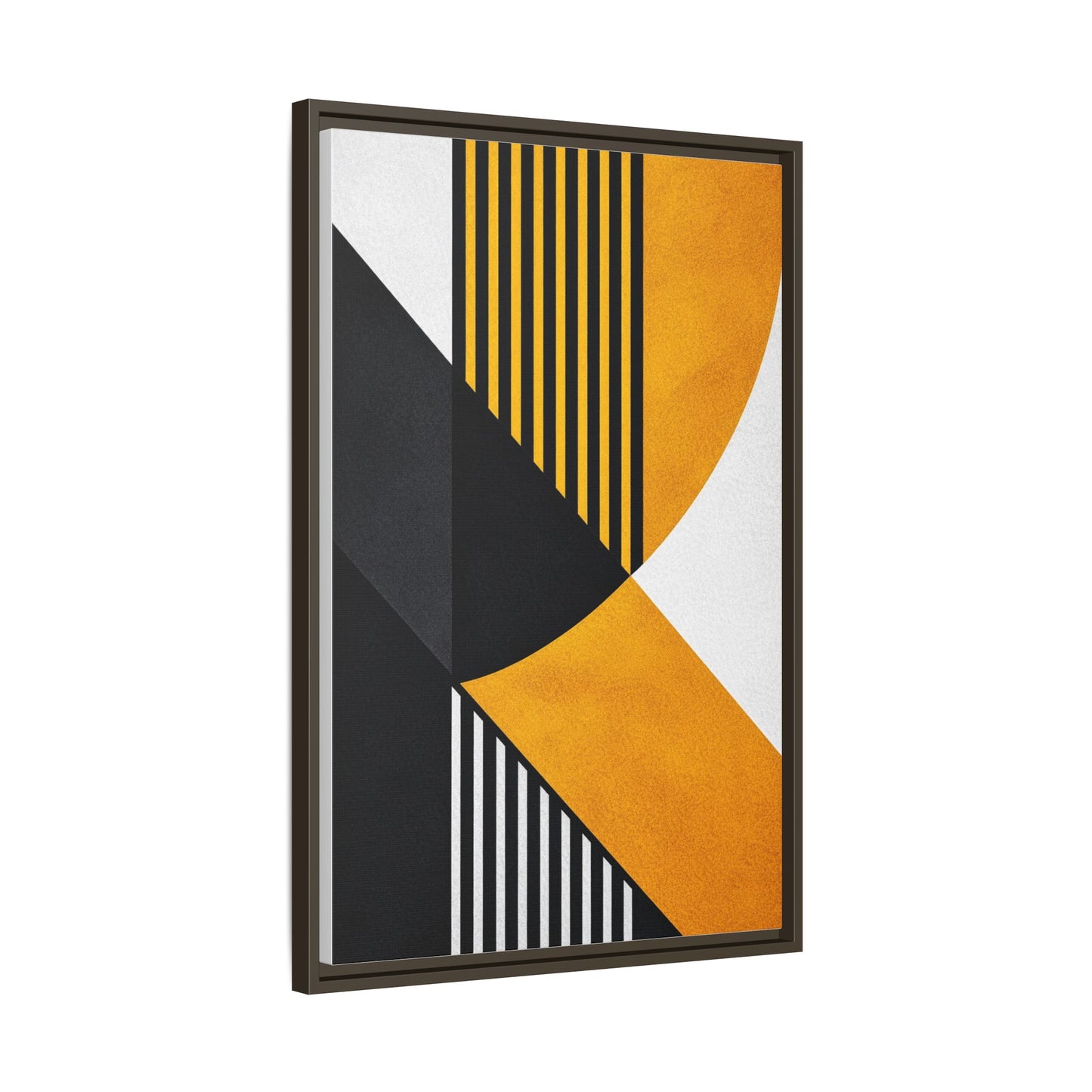 Framed Canvas Print — Afro Modern Geometric No. 2