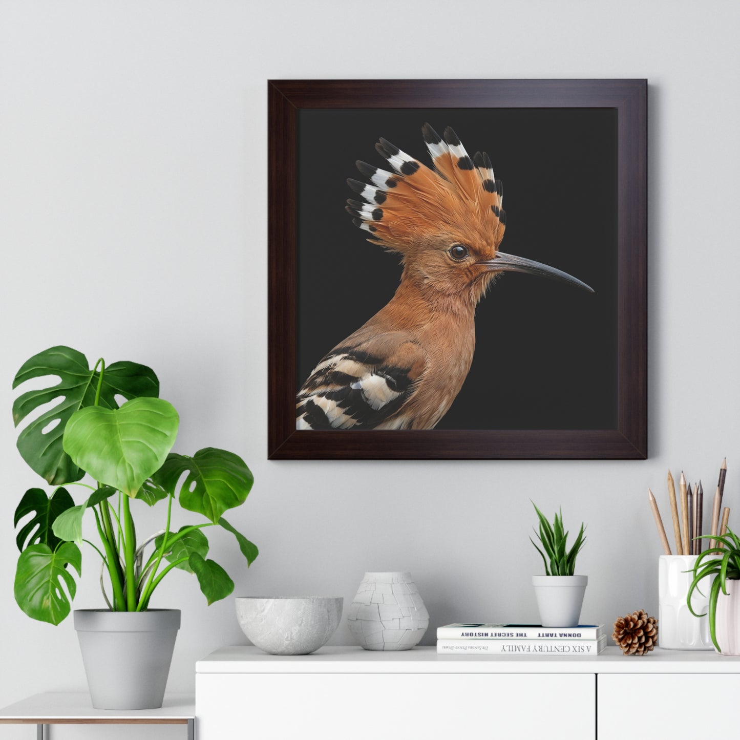 Framed Art Print – Afrikan Hoopoe In Colour