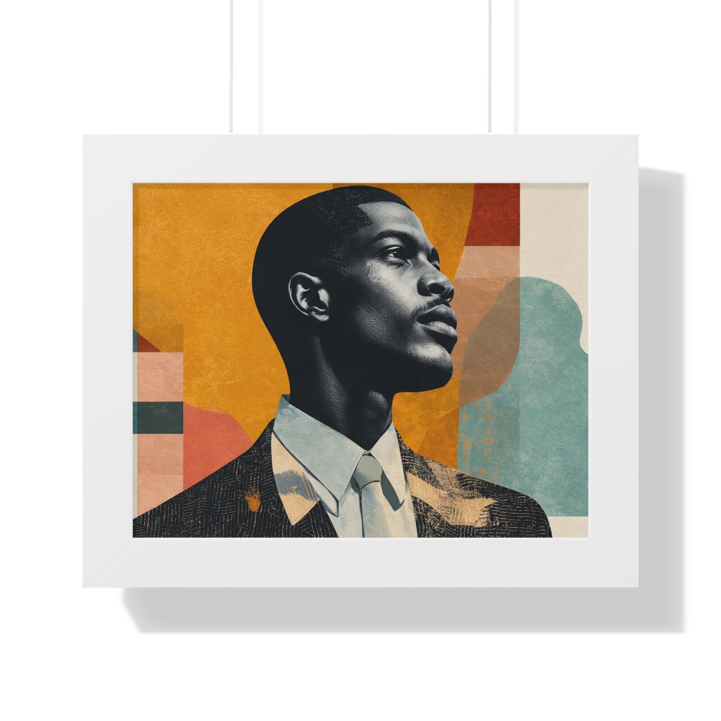 Framed Art Print – Jazzy Youth Portrait No. 1