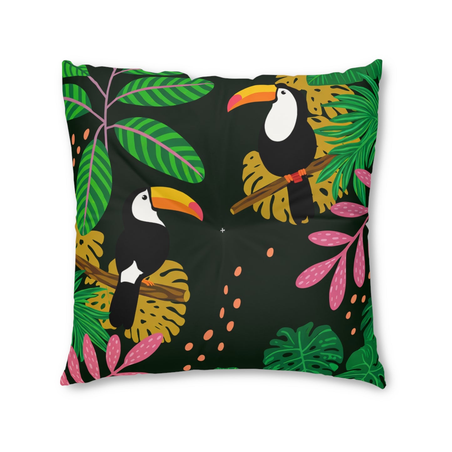Floor Pillow - Toucan Birds