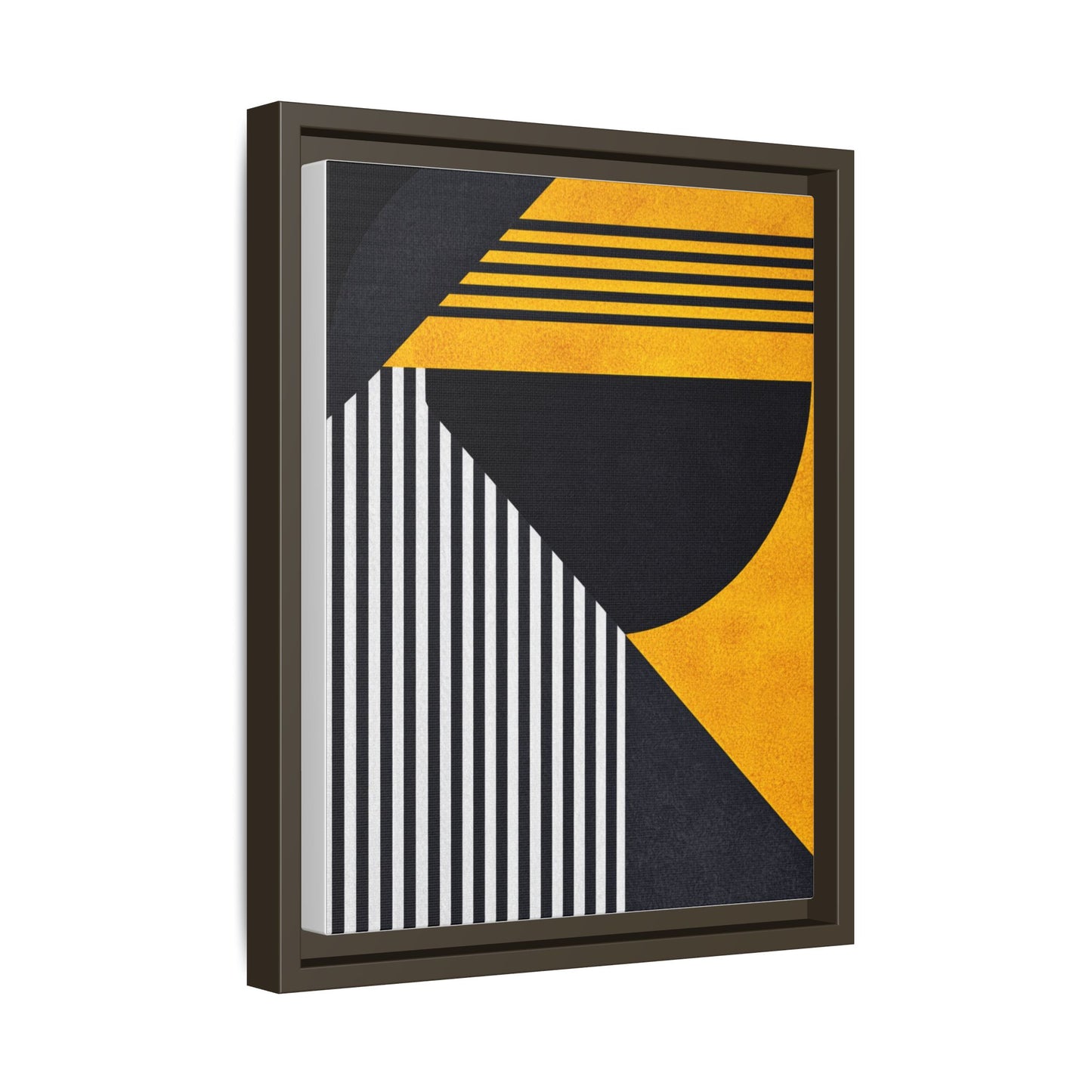 Framed Canvas Print — Afro Modern Geometric No. 1