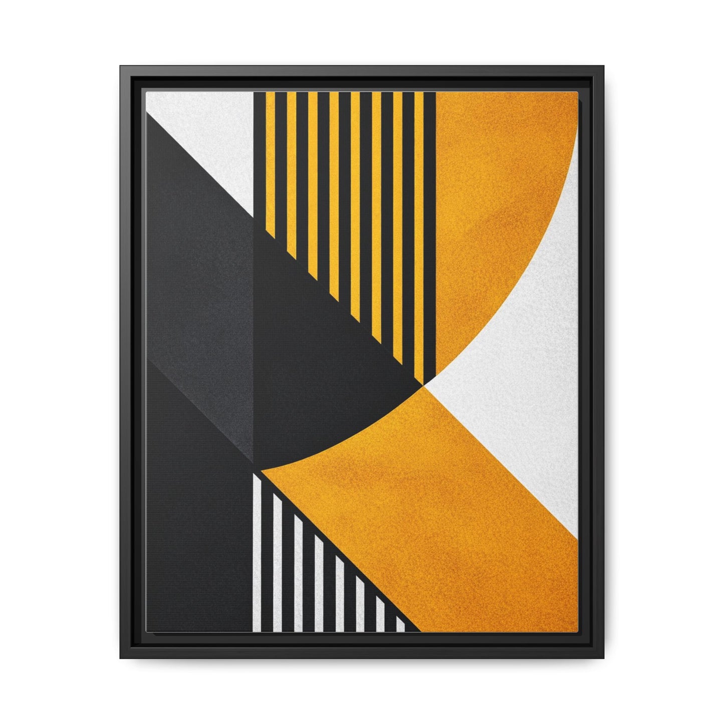 Framed Canvas Print — Afro Modern Geometric No. 2