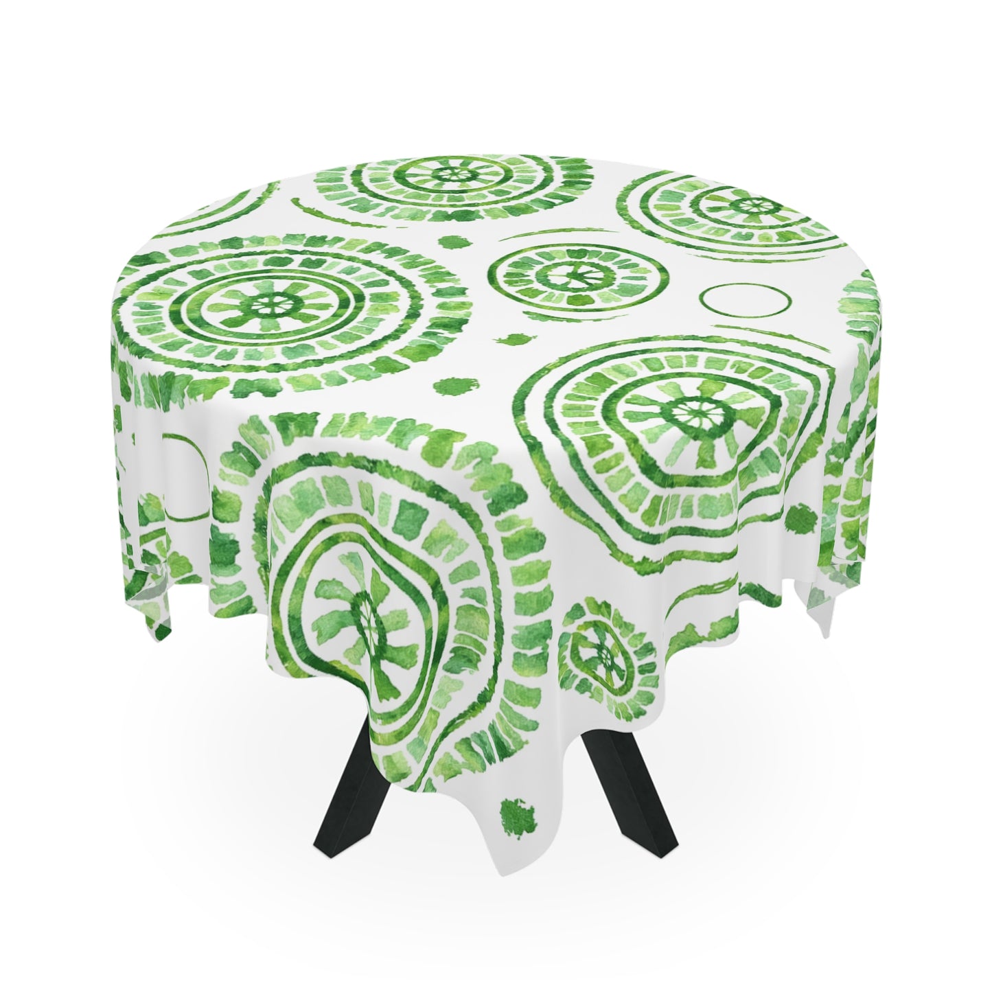 Tablecloth — Circle Green