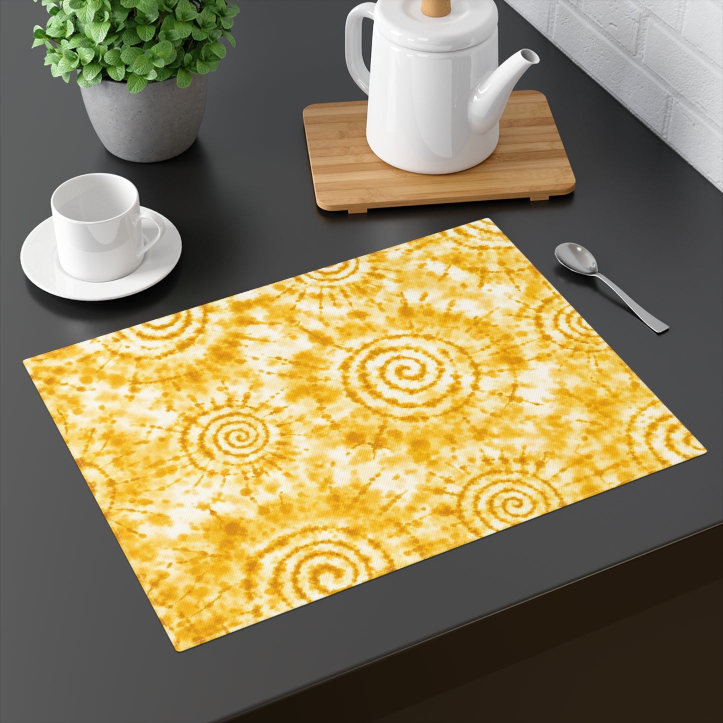 Table Mat — Adire Yellow