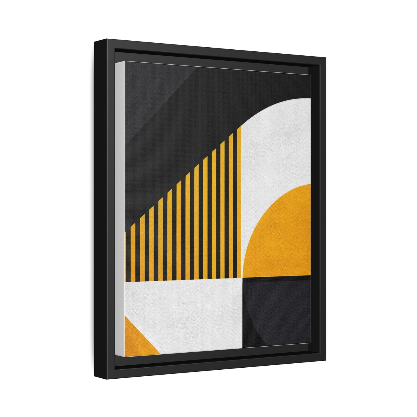 Framed Canvas Print — Afro Modern Geometric No. 4
