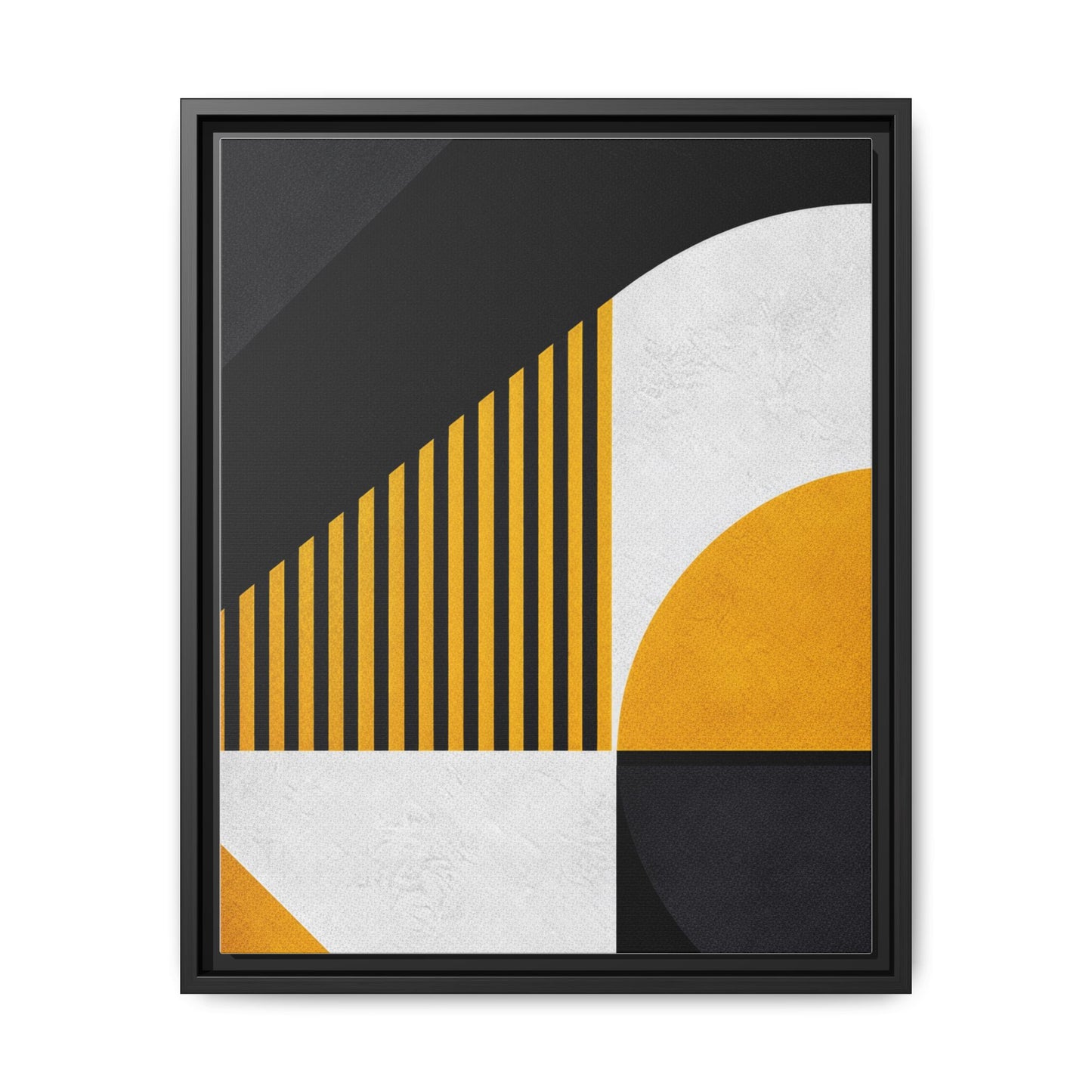 Framed Canvas Print — Afro Modern Geometric No. 4