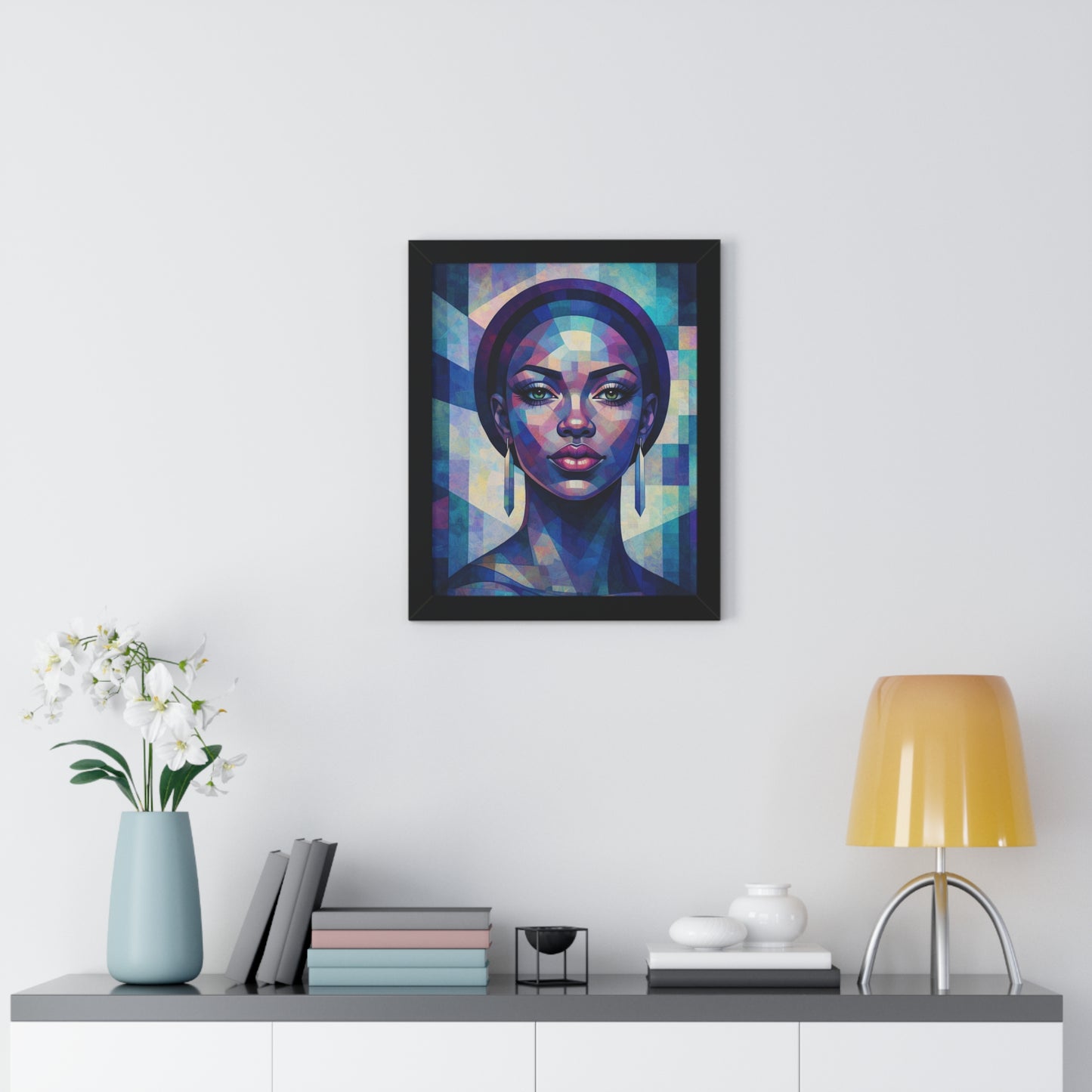 Framed Print — Blue Beauty No. 1