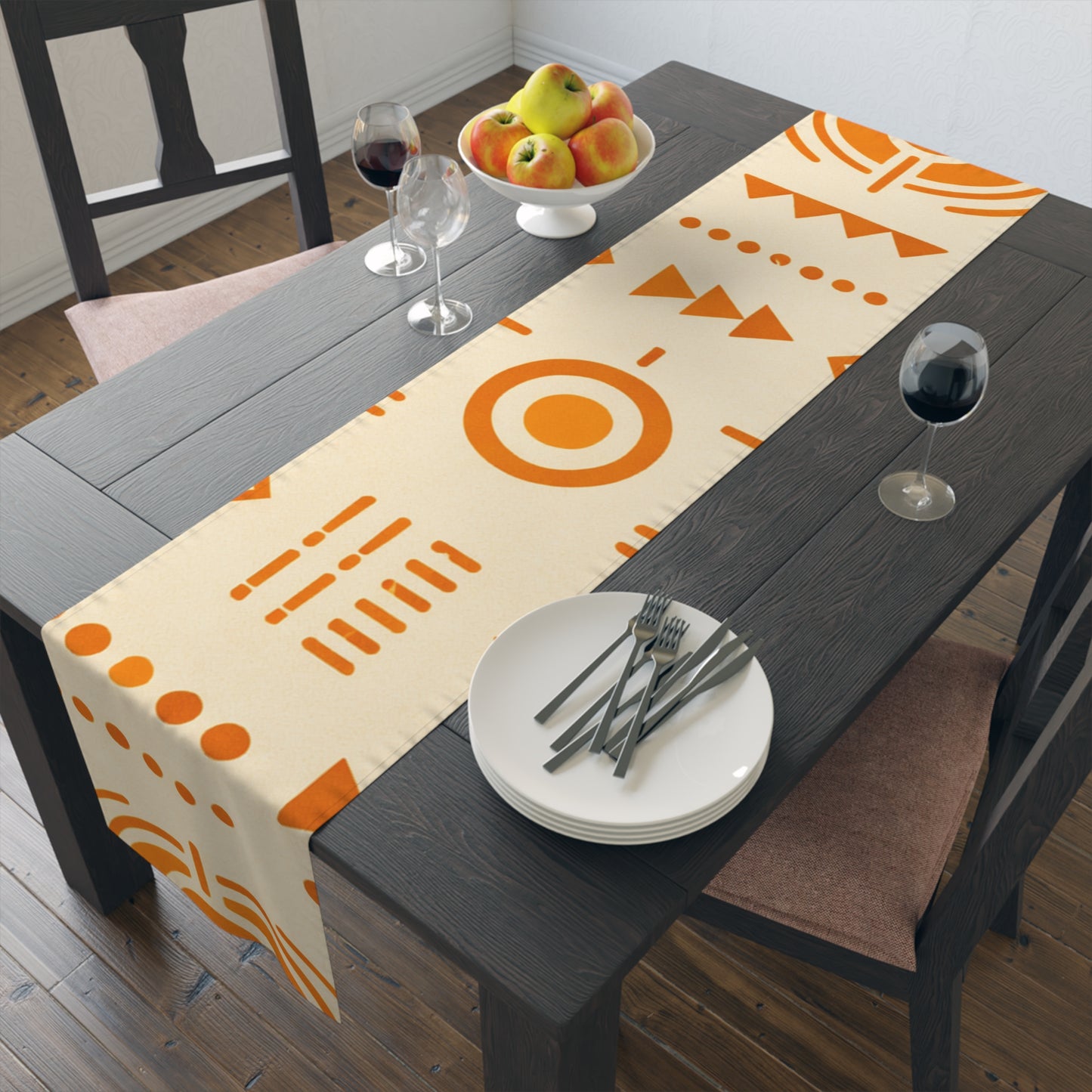 Table Runner — Afro Orange
