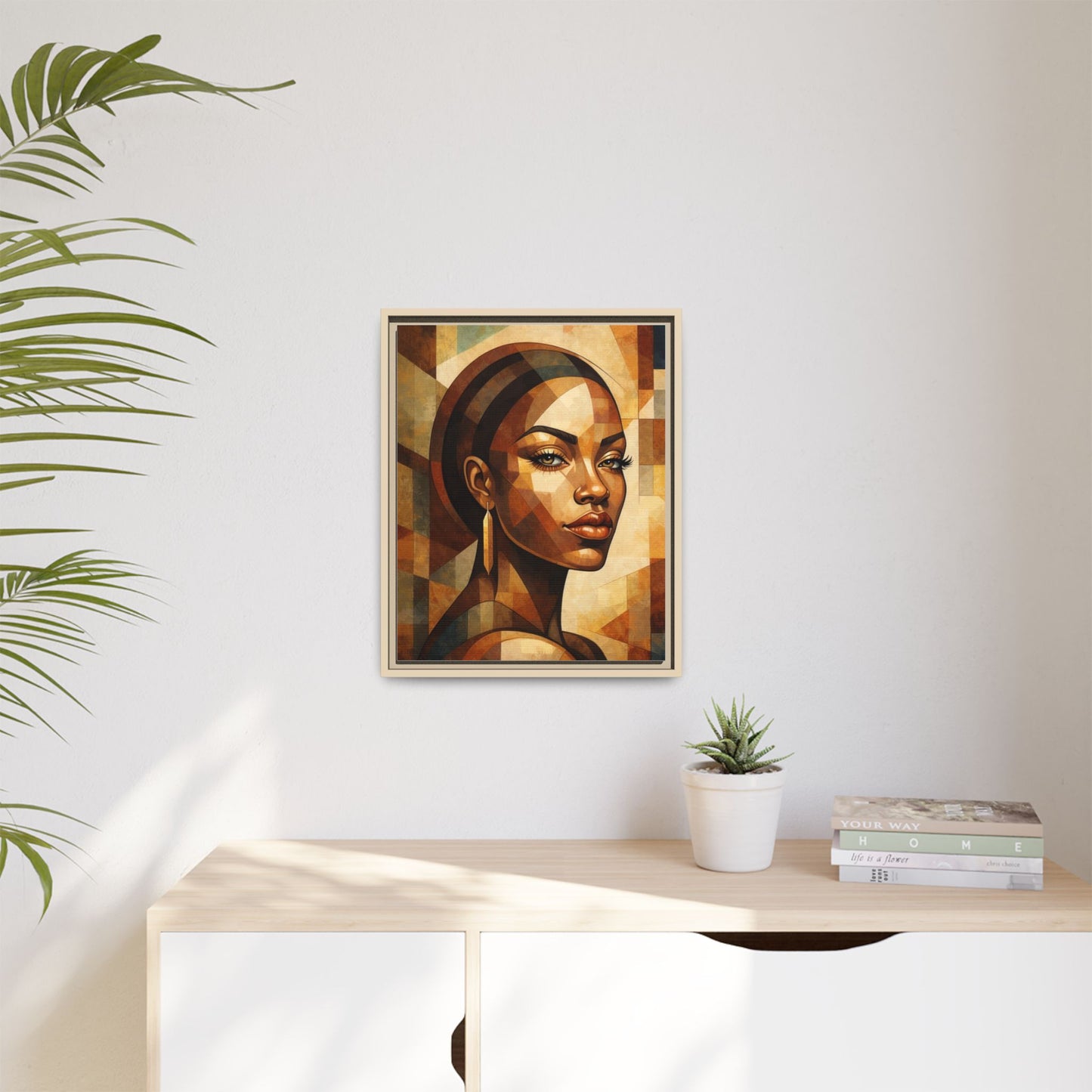 Framed Canvas Print — Brown Beauty No. 2