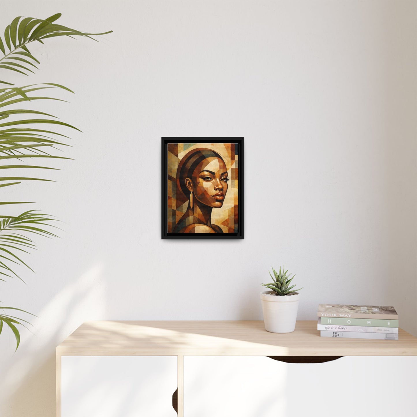 Framed Canvas Print — Brown Beauty No. 2