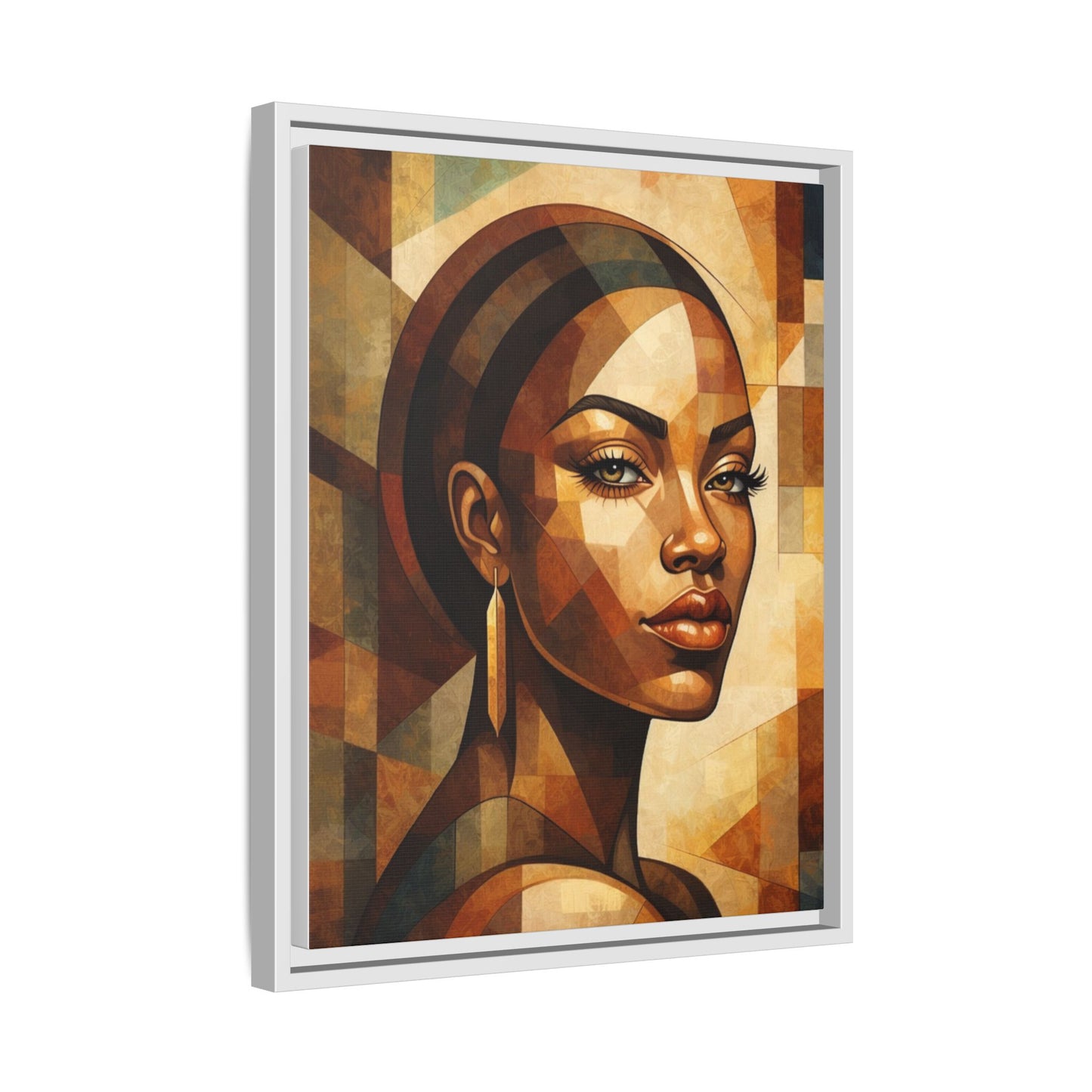 Framed Canvas Print — Brown Beauty No. 2