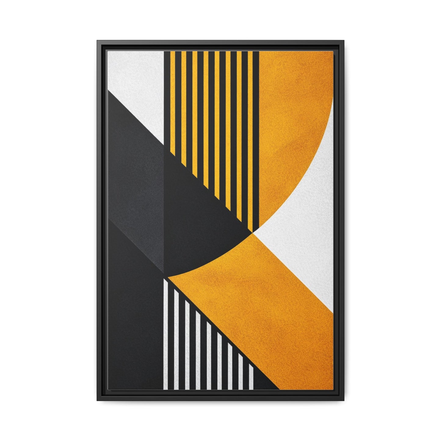 Framed Canvas Print — Afro Modern Geometric No. 2