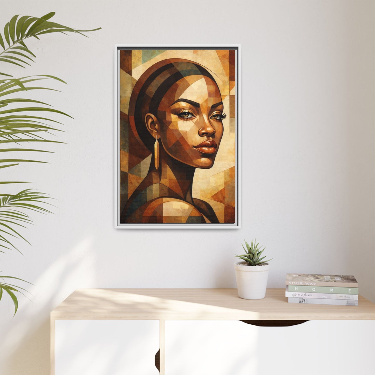 Framed Canvas Print — Brown Beauty No. 2