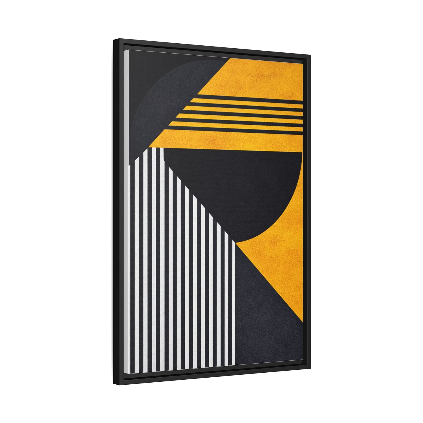 Framed Canvas Print — Afro Modern Geometric No. 1