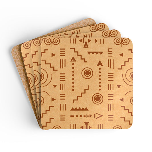 Coaster Set — Afro Brown I