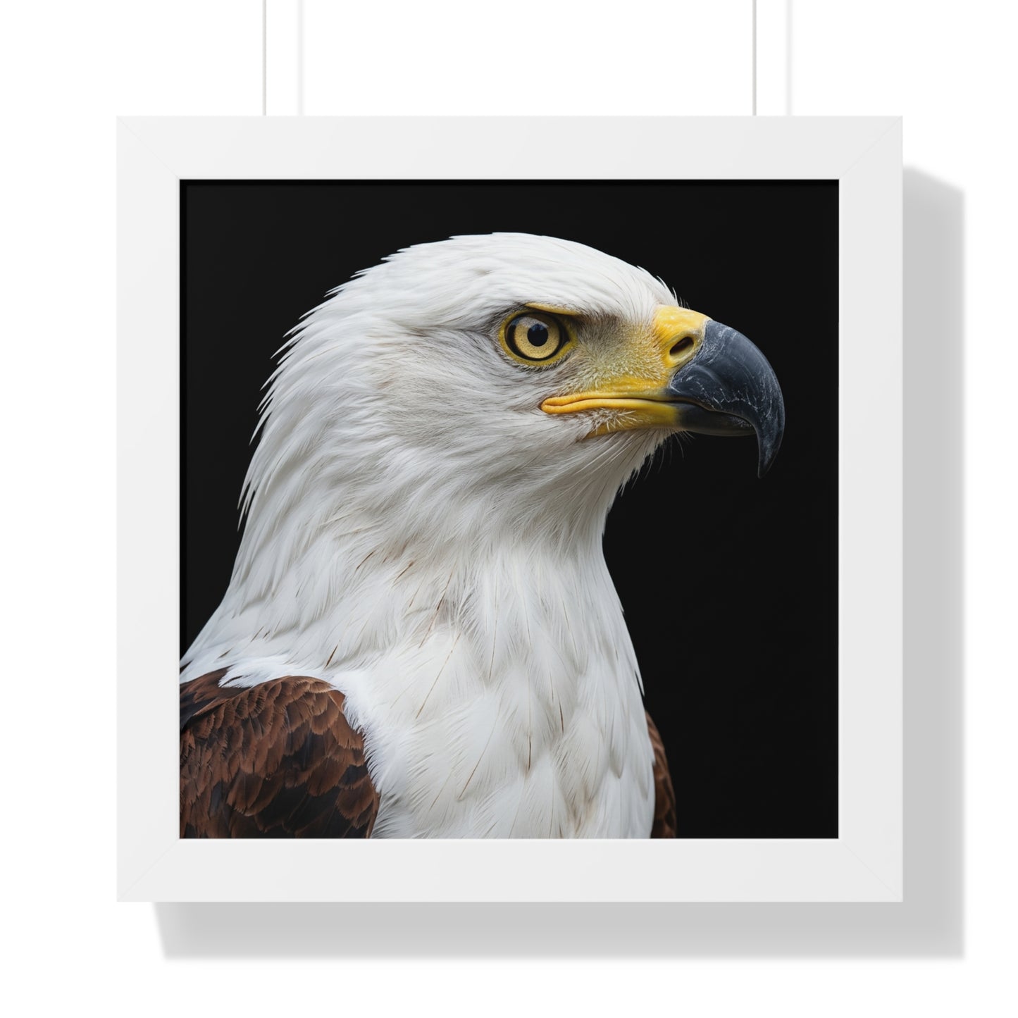 Framed Art Print – Fish Eagle In Colour