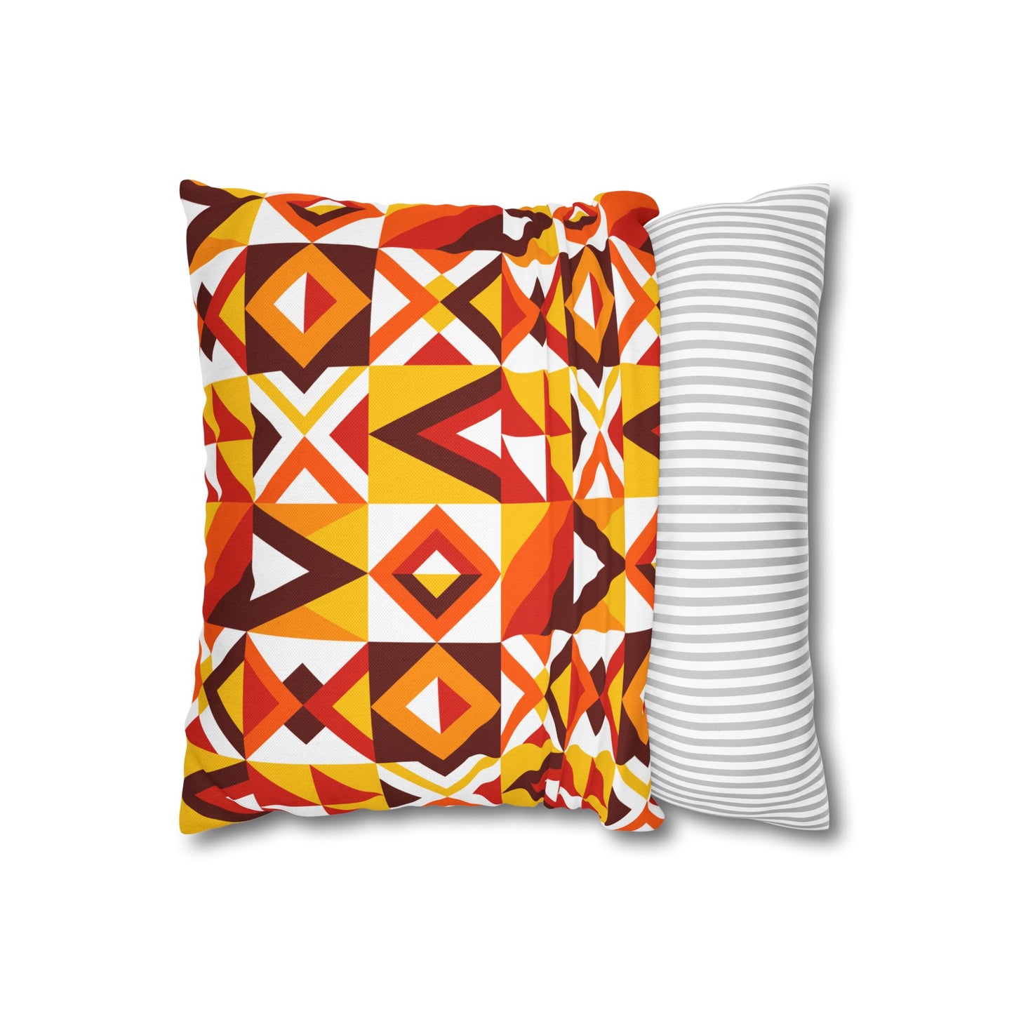 Spun Square Pillow — Abstract Accent III