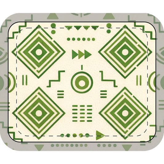 Table Mat — Afro Green