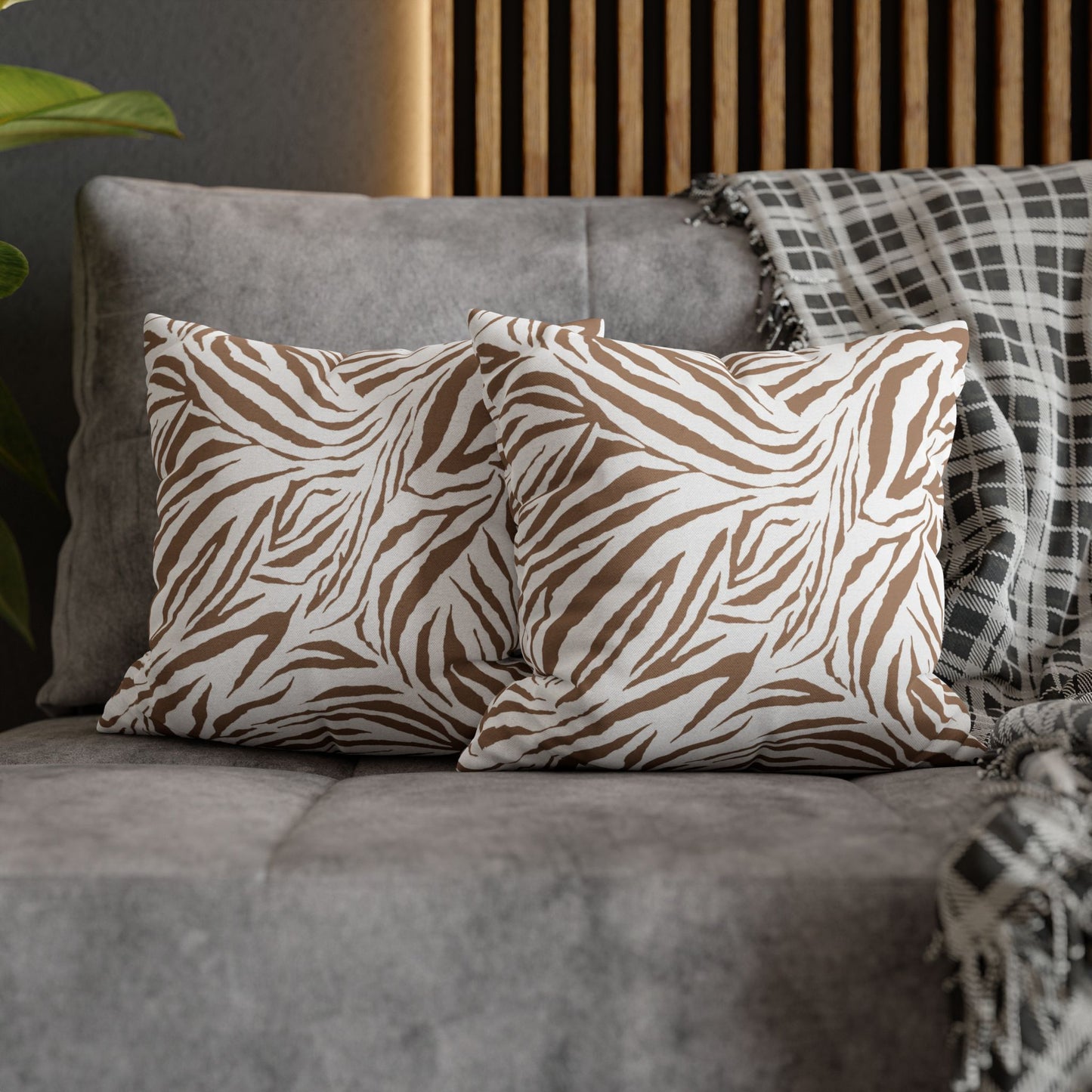 Spun Square Pillow — Abstract Accent VII