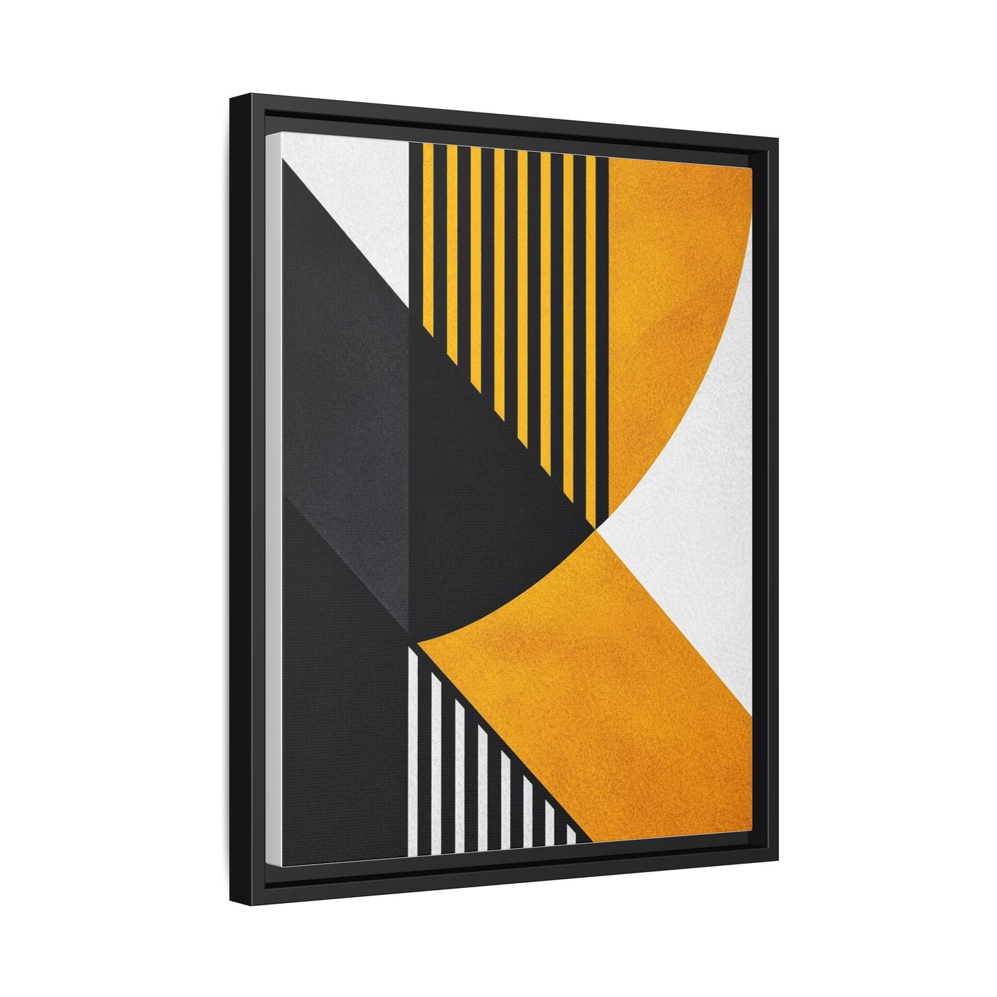 Framed Canvas Print — Afro Modern Geometric No. 2