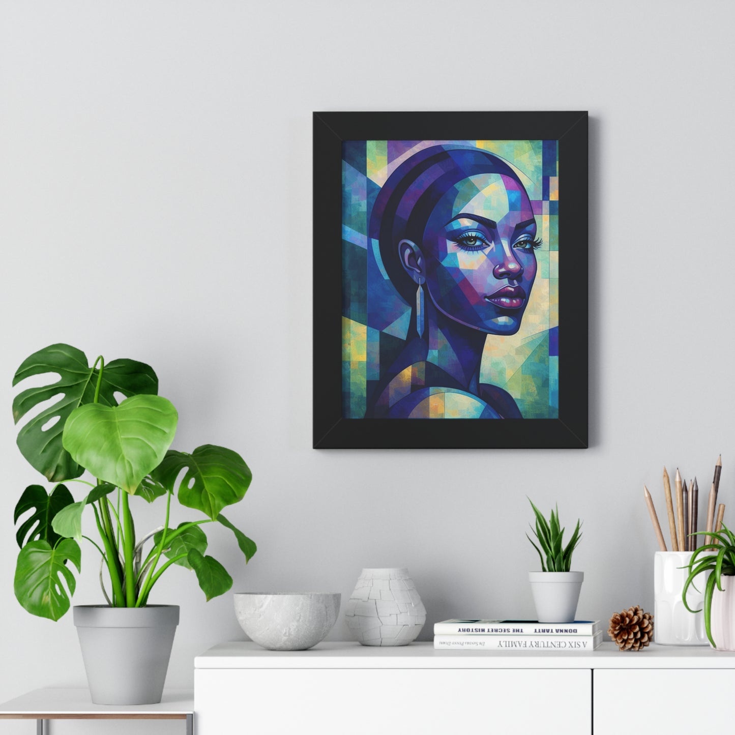 Framed Print — Blue Beauty No. 2