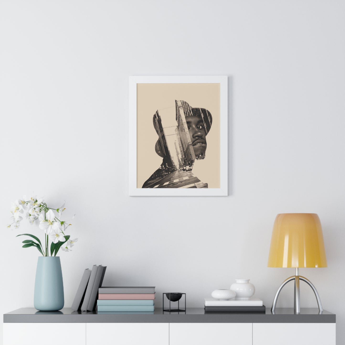 Framed Print — Portrait of Young Man with Cap No. 1