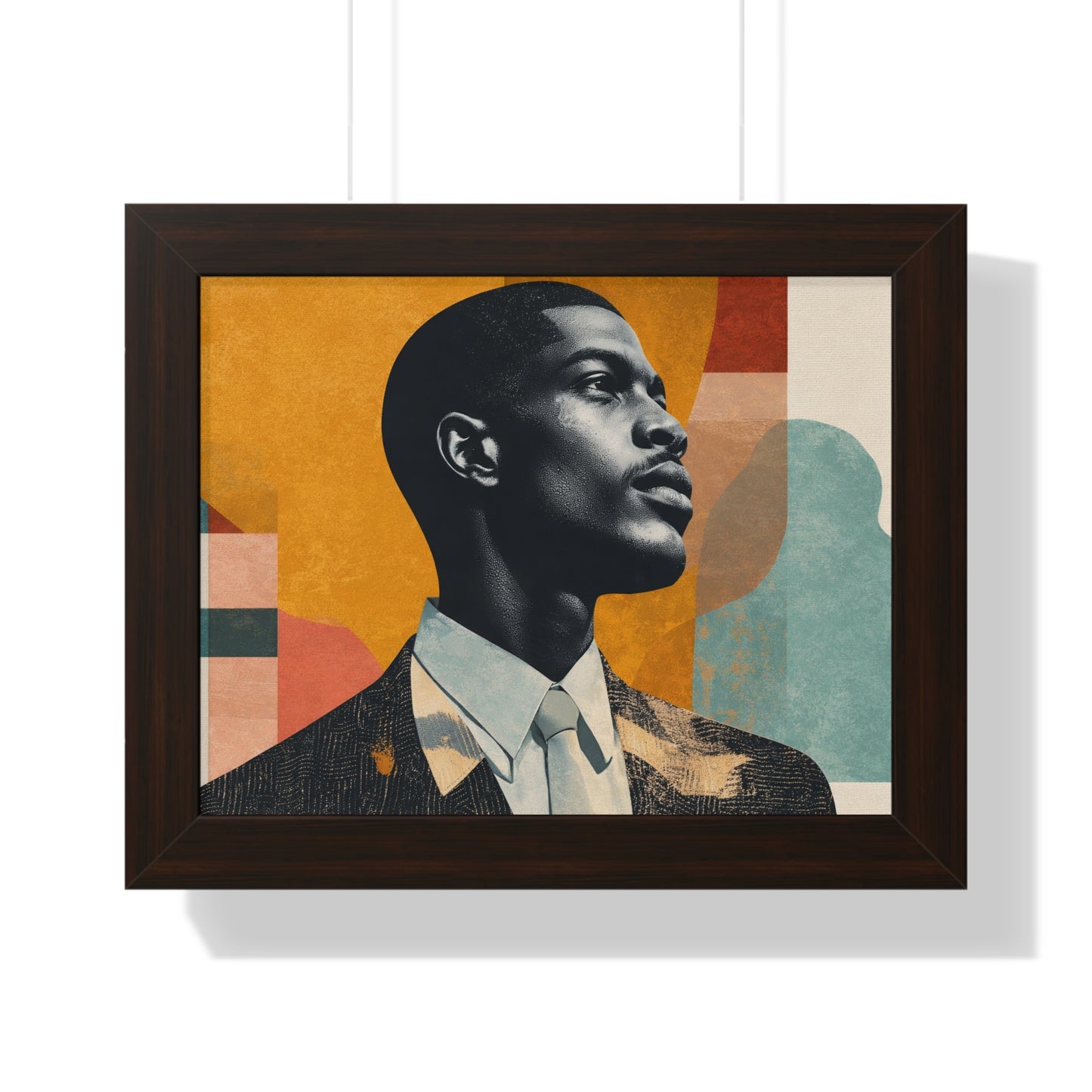Framed Art Print – Jazzy Youth Portrait No. 1