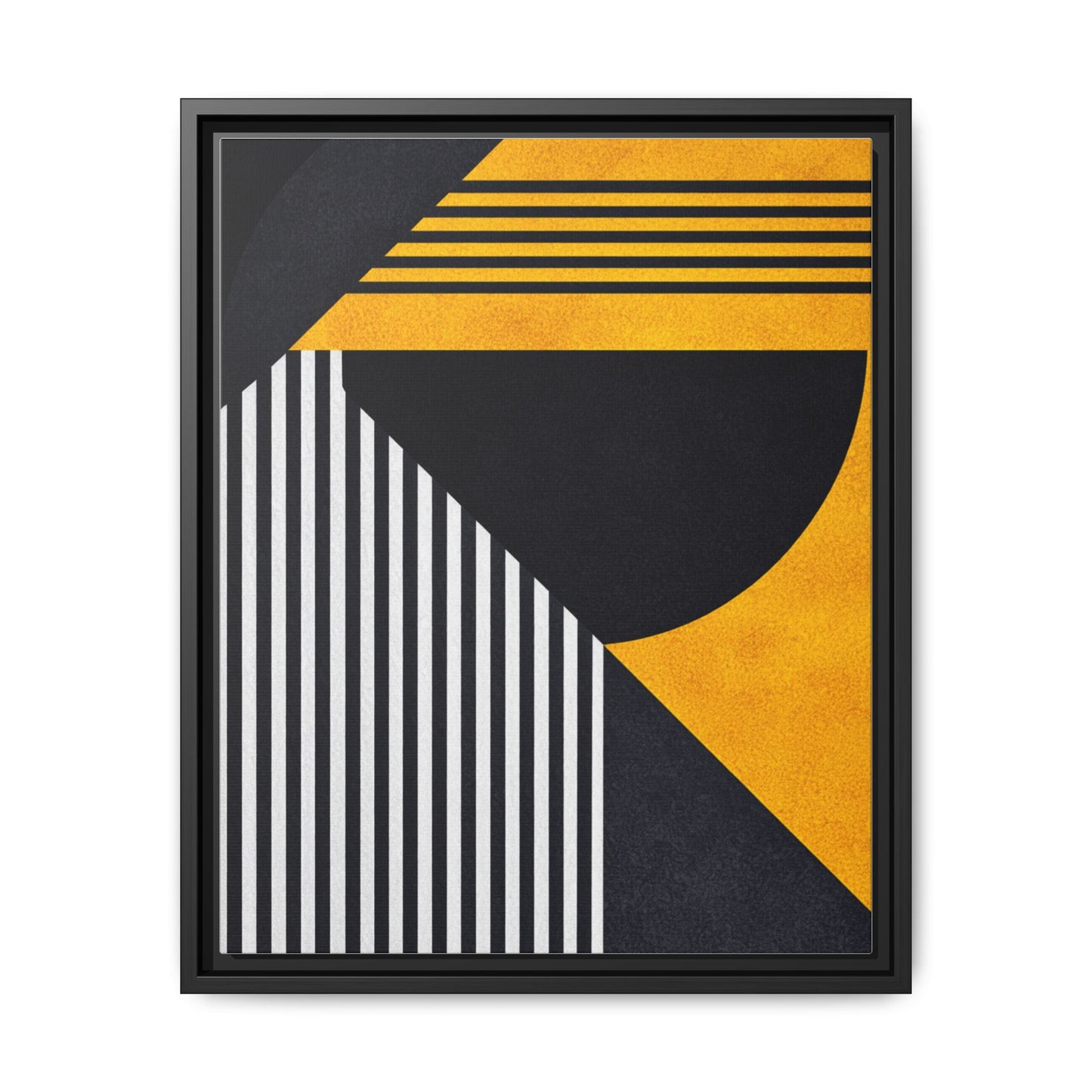 Framed Canvas Print — Afro Modern Geometric No. 1