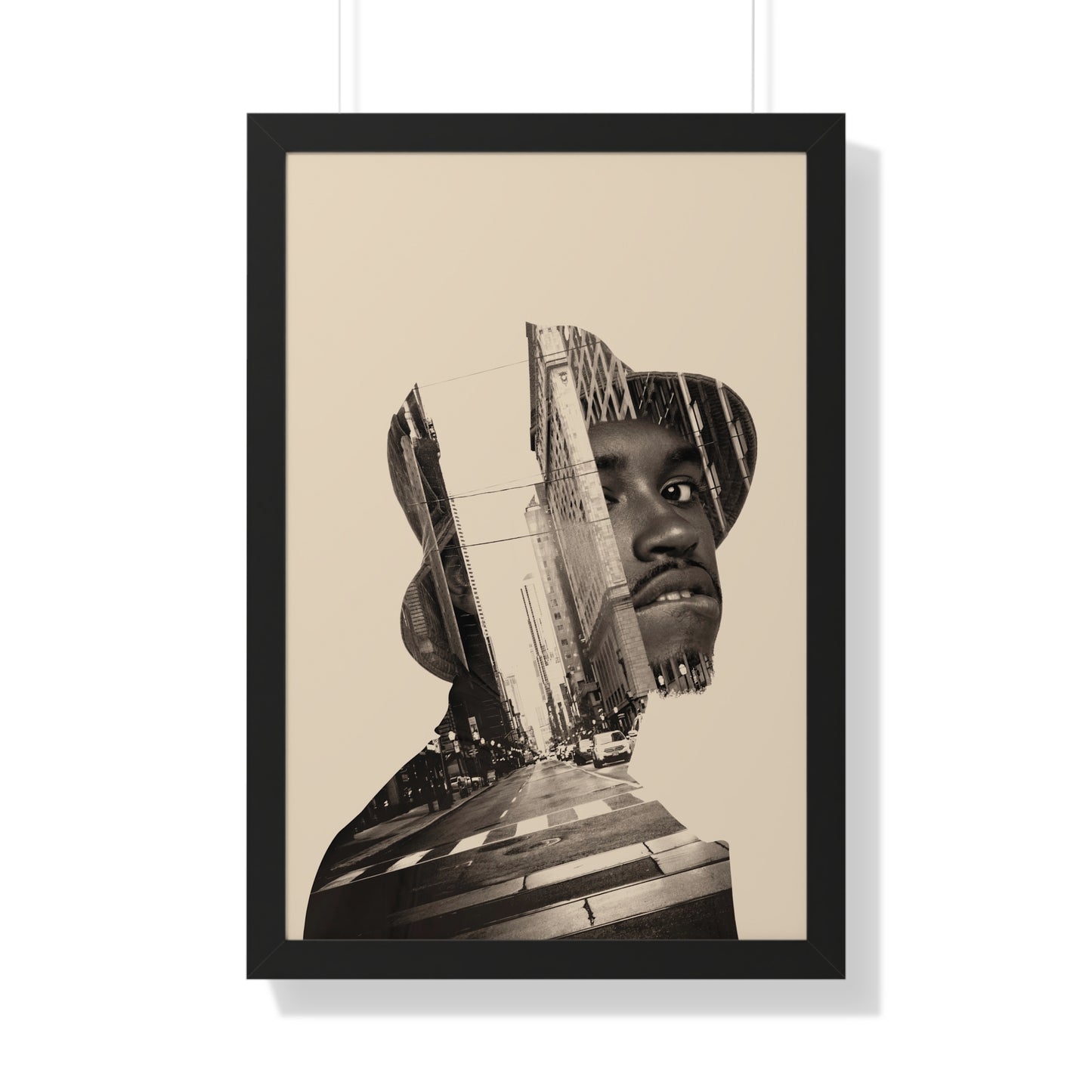 Framed Print — Portrait of Young Man with Cap No. 1
