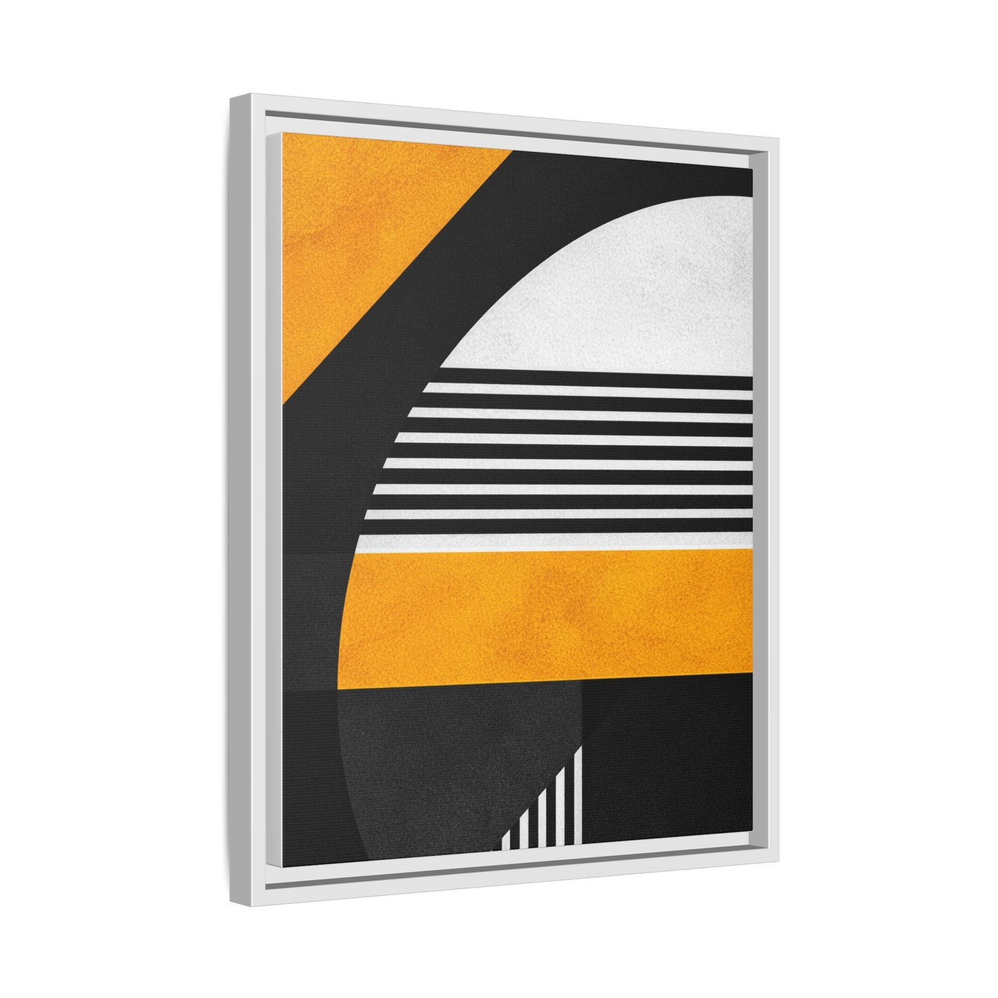 Framed Canvas Print — Afro Modern Geometric No. 3