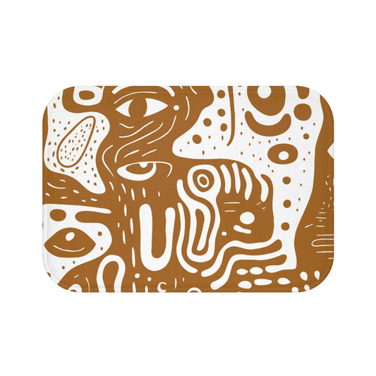 Bath Mat — Abstract Afrikan Motifs
